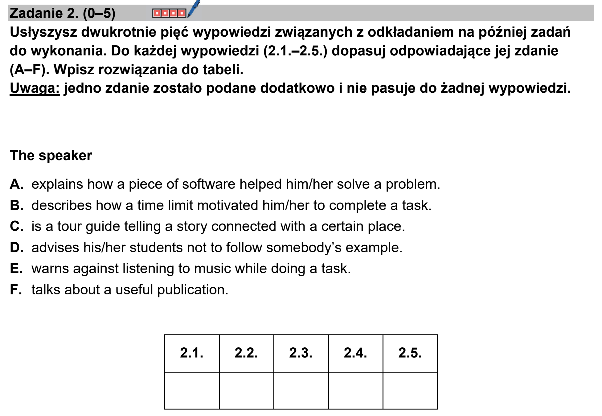 Matura dodatkowa, czerwiec 2024, zadanie 2