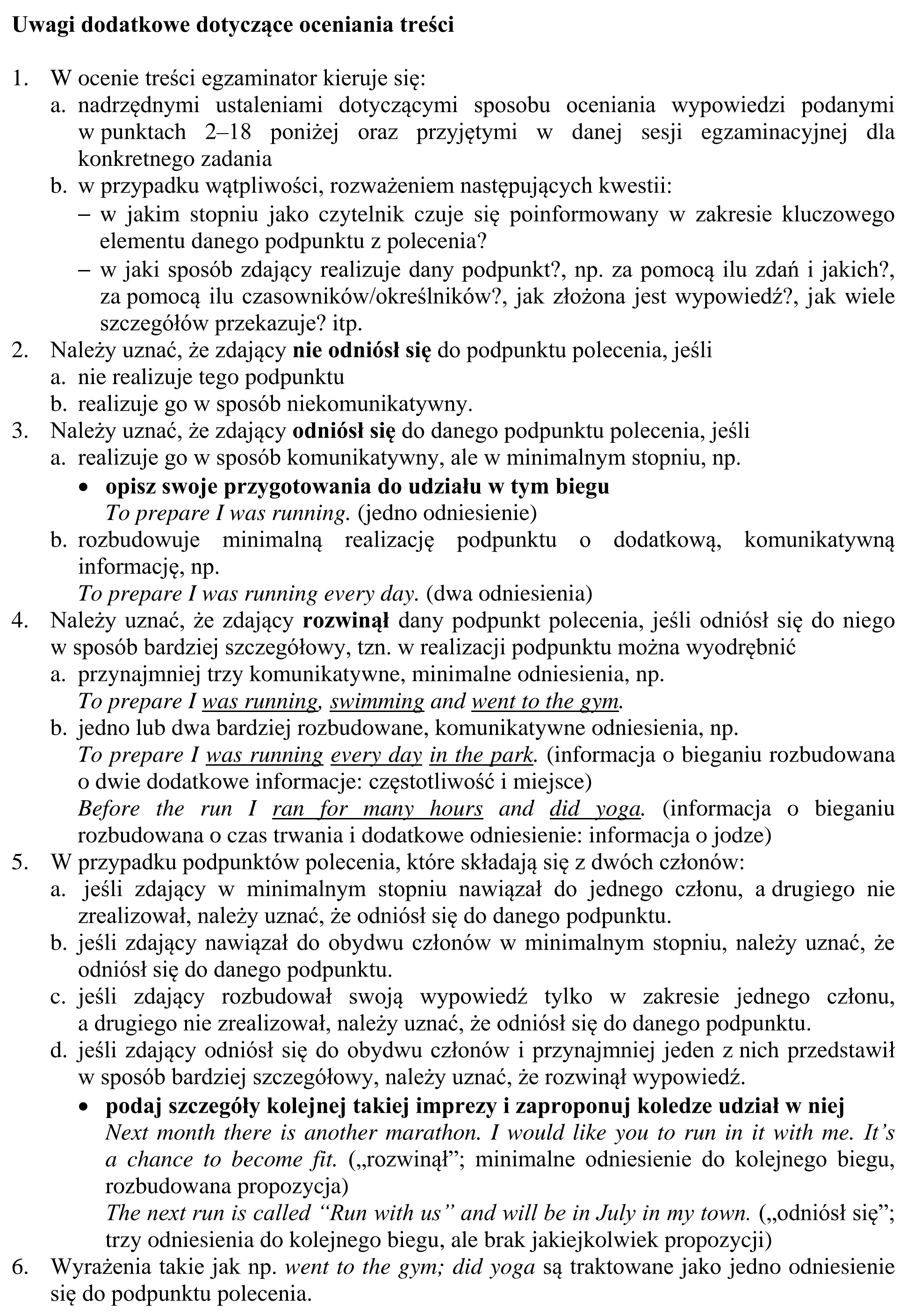 Matura, maj 2015, odpowiedź do zadania 10, fragment 2