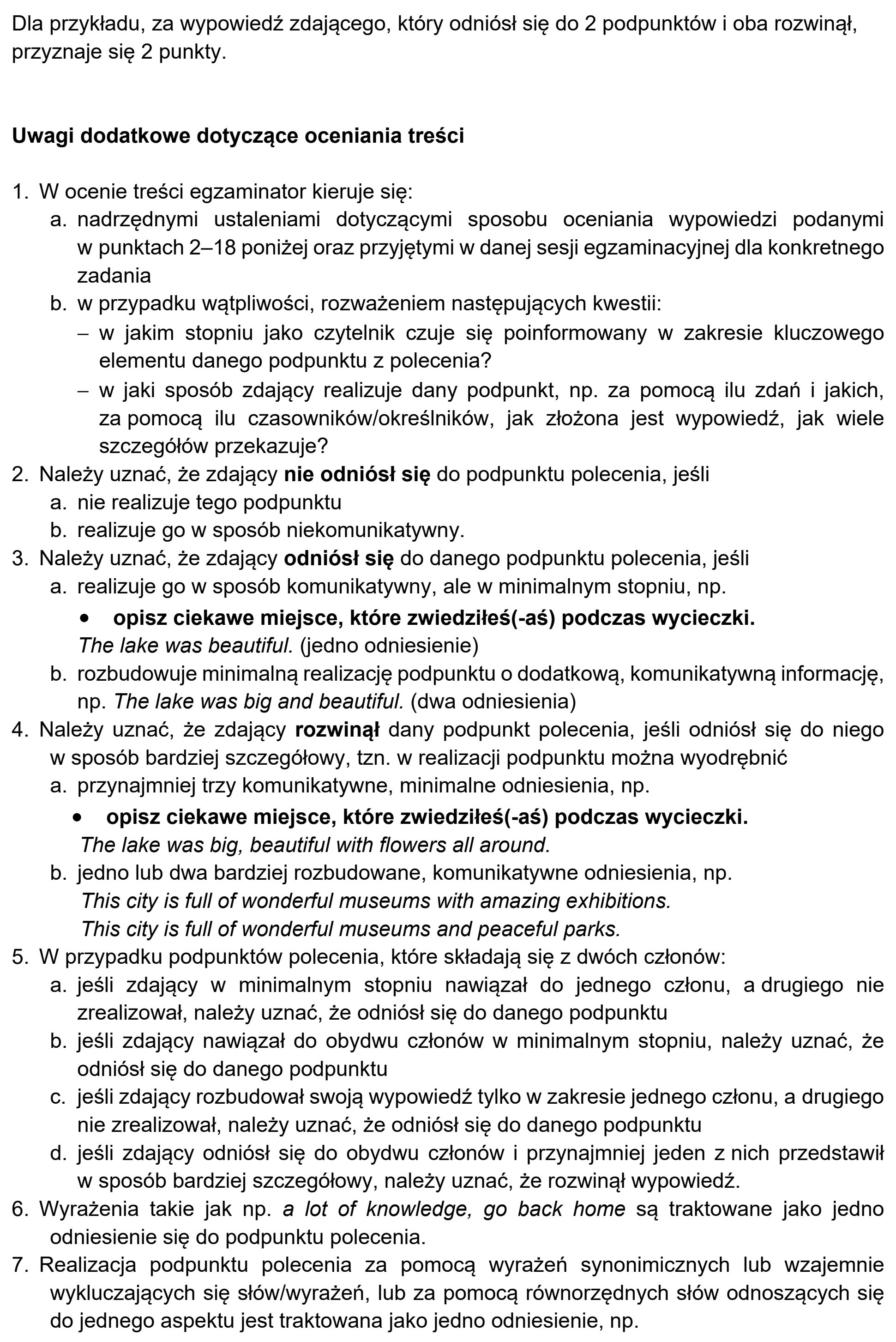 Matura, maj 2020, odpowiedź do zadania 10, fragment 2