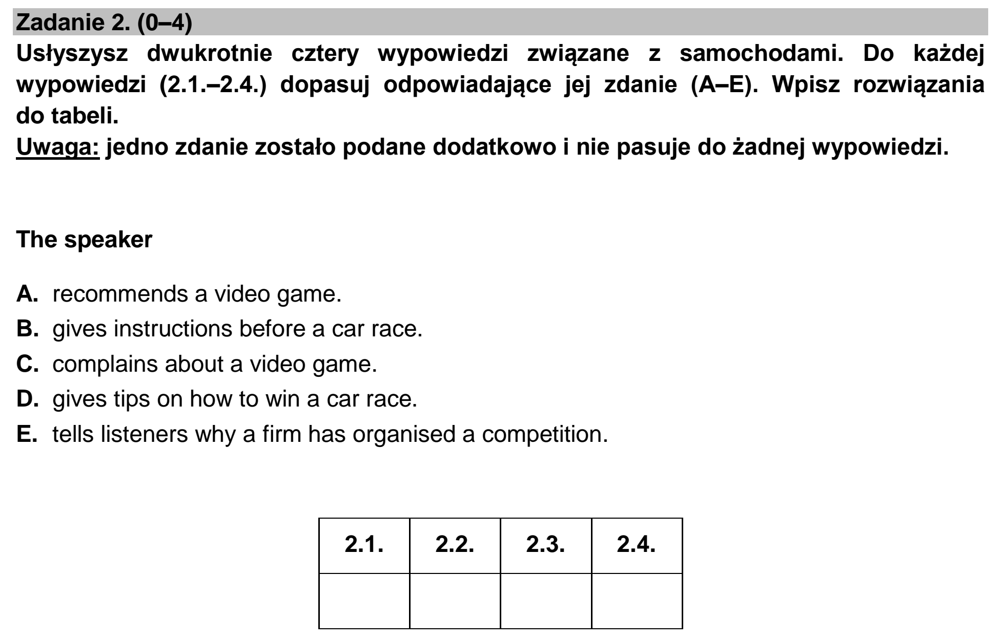 Matura, maj 2022, podgląd zadania 2
