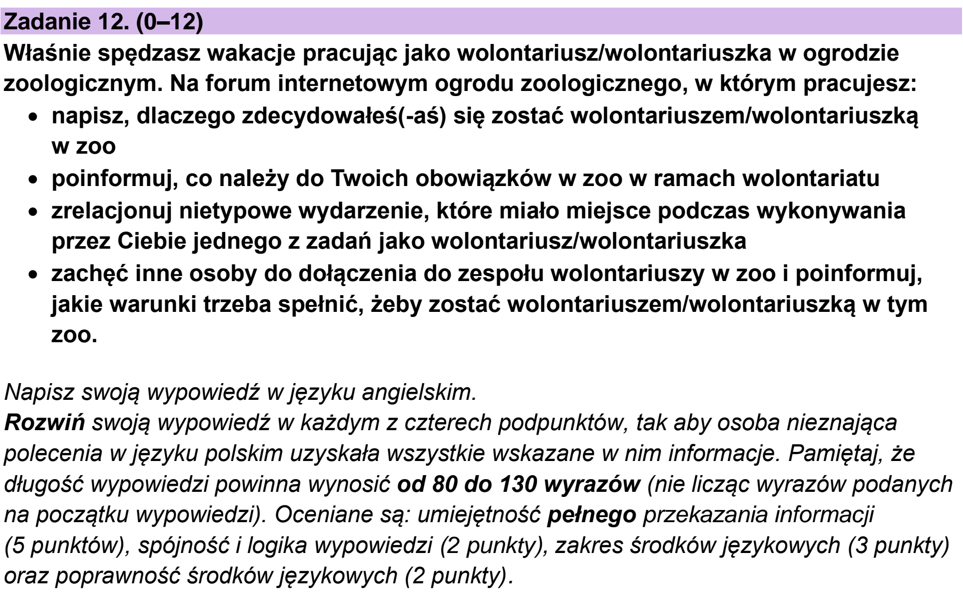 Matura próbna, grudzien 2022, podgląd zadania 12