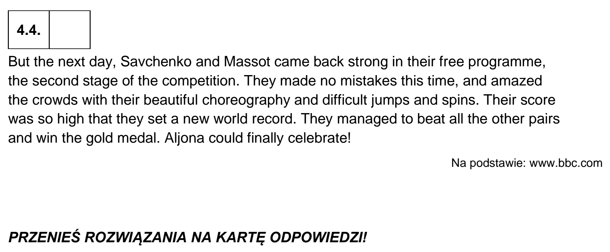Matura próbna, grudzien 2022, podgląd zadania 4, fragment 2
