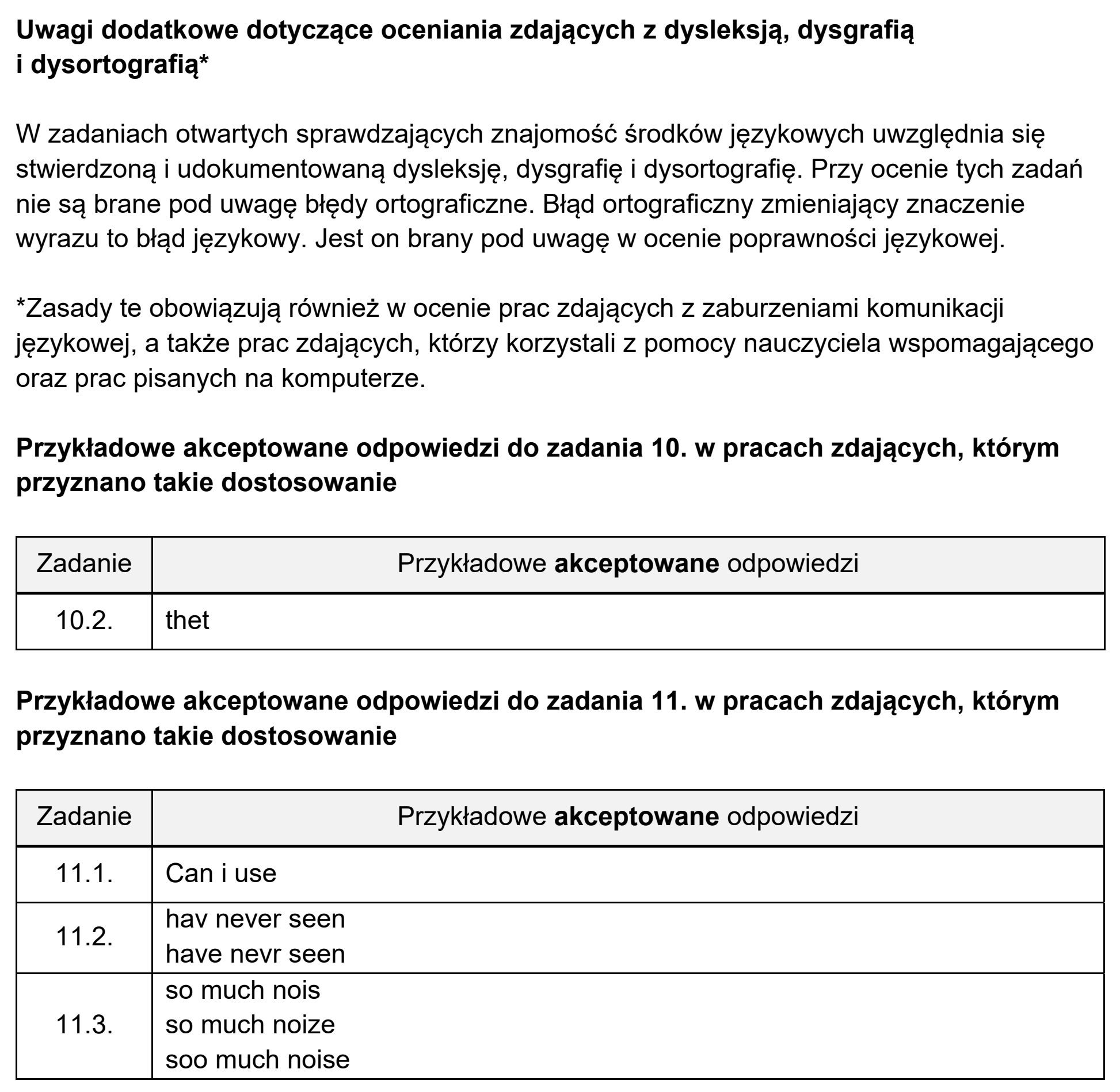 Matura, maj 2023, odpowiedź do zadania 11, fragment 2