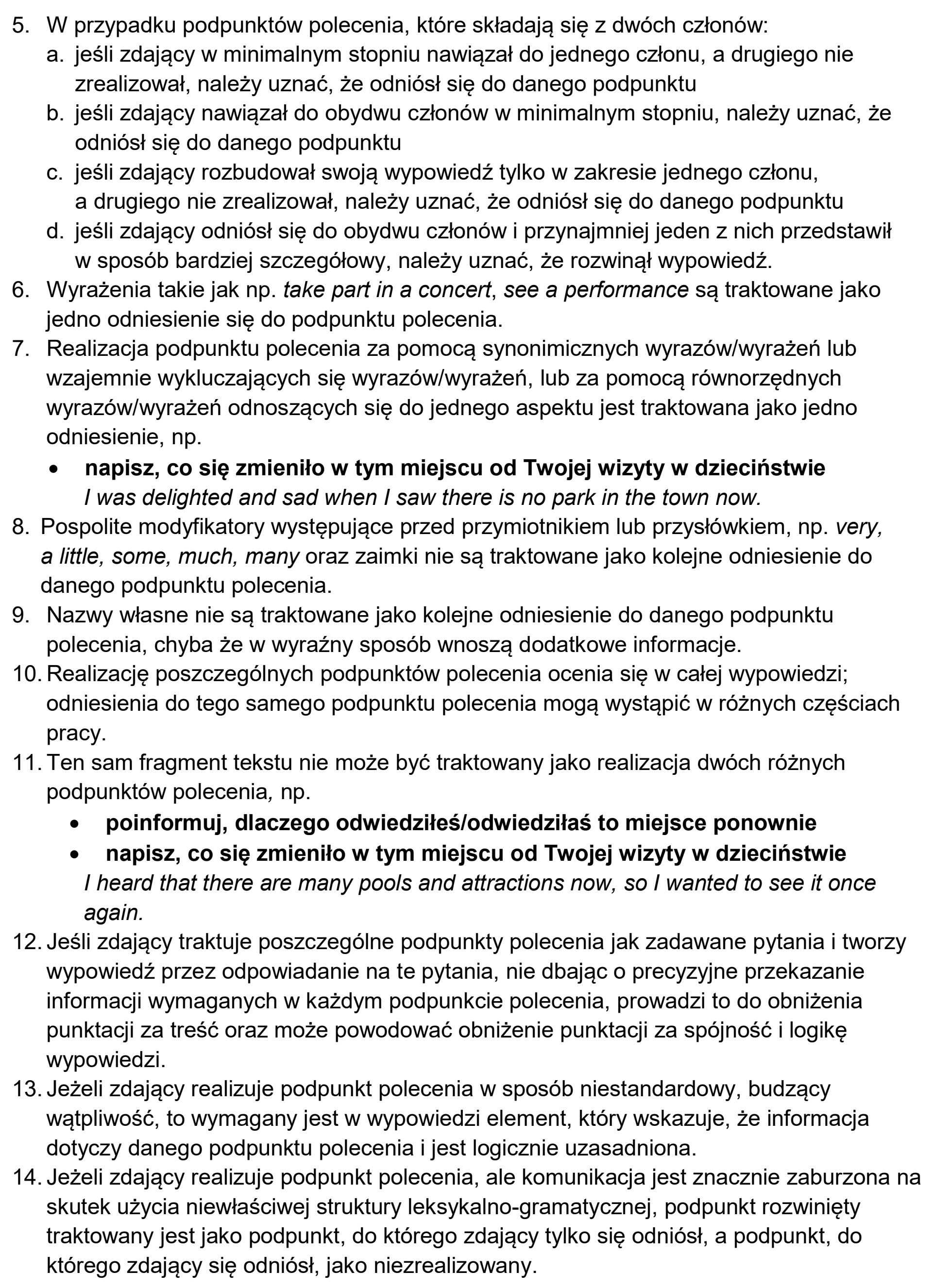 Matura, maj 2026, odpowiedź do zadania 12, fragment 2