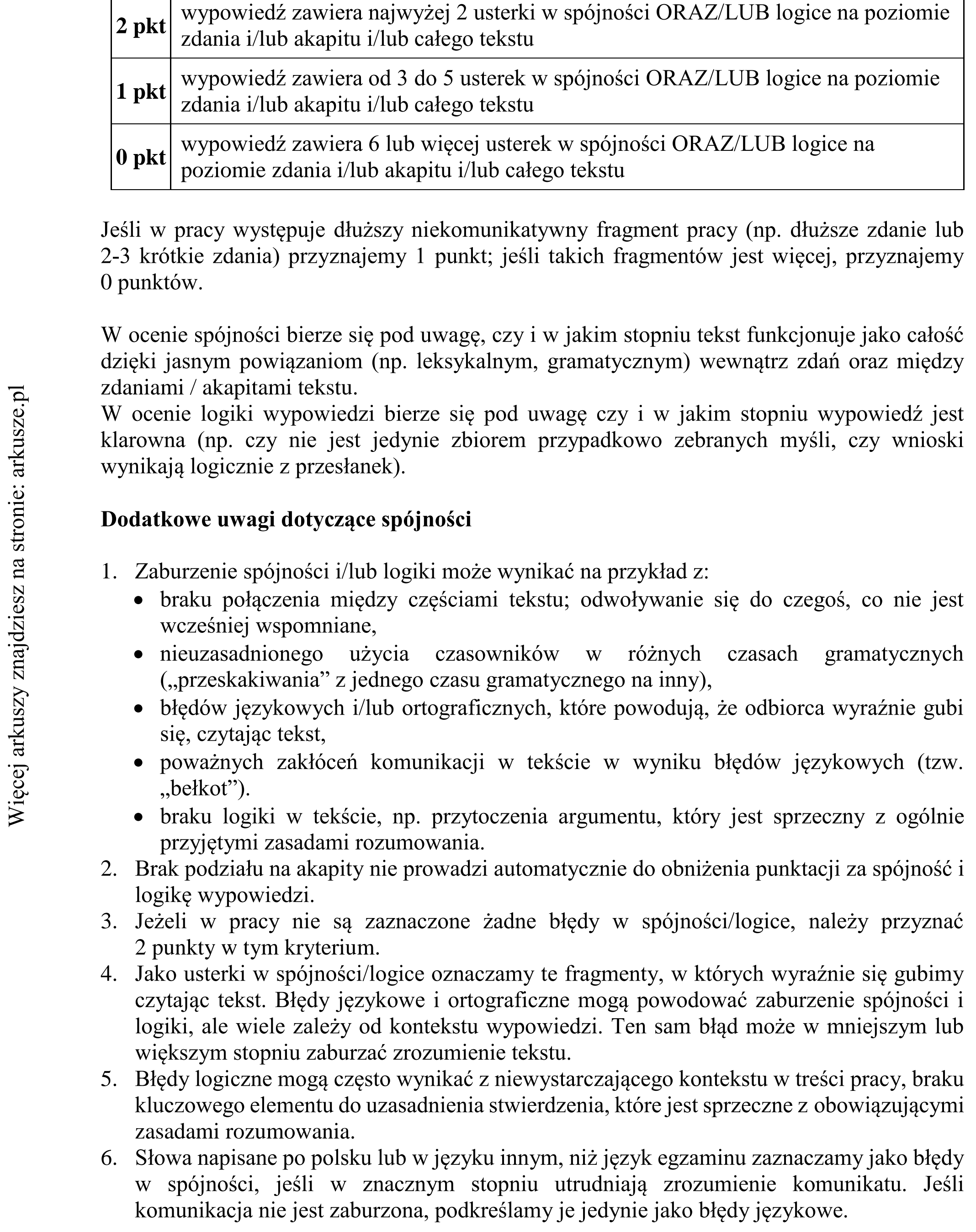 Matura dodatkowa, czerwiec 2017, odpowiedź do zadania 10, fragment 1