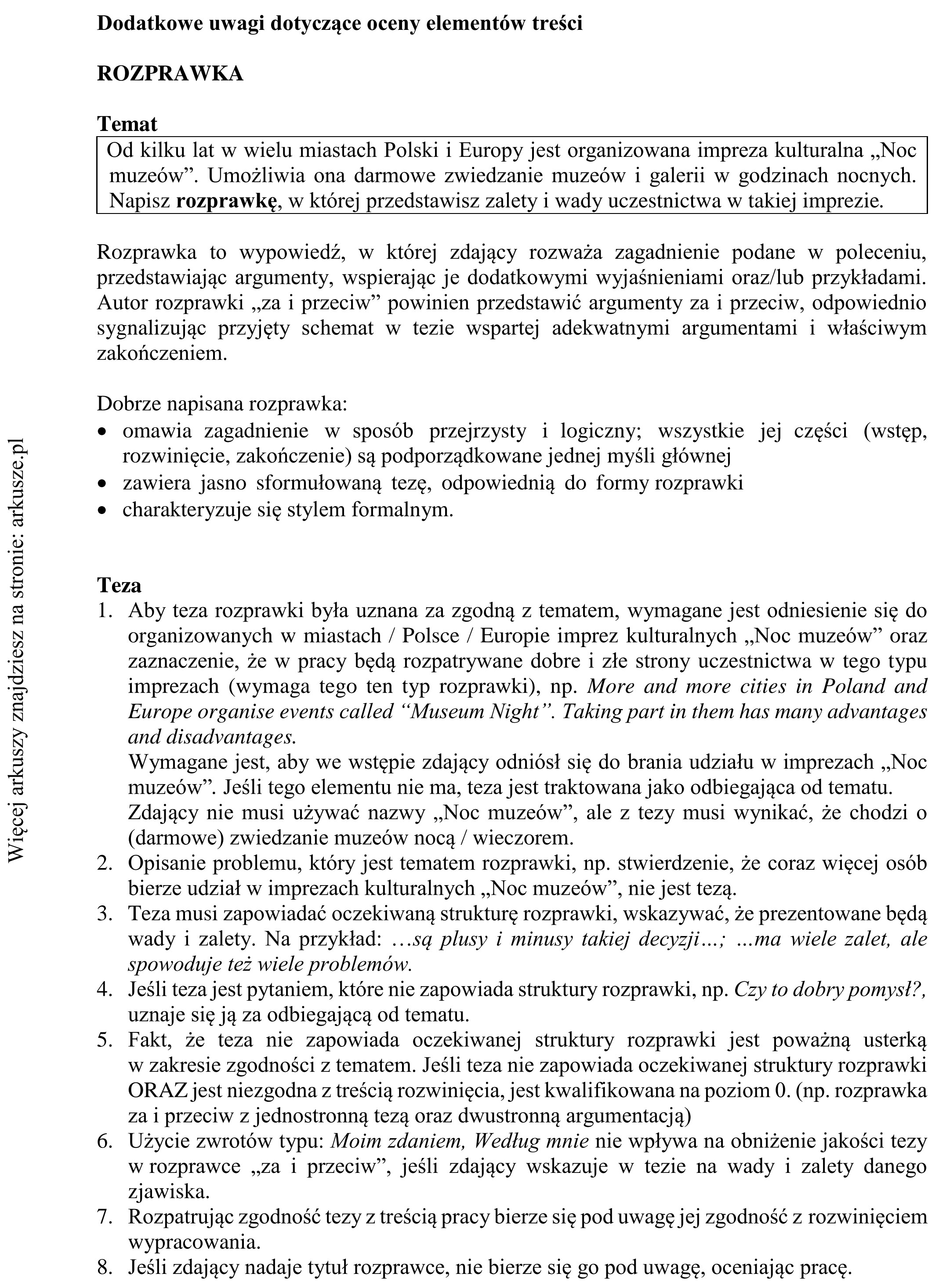 Matura dodatkowa, czerwiec 2018, odpowiedź do zadania 10, fragment 4