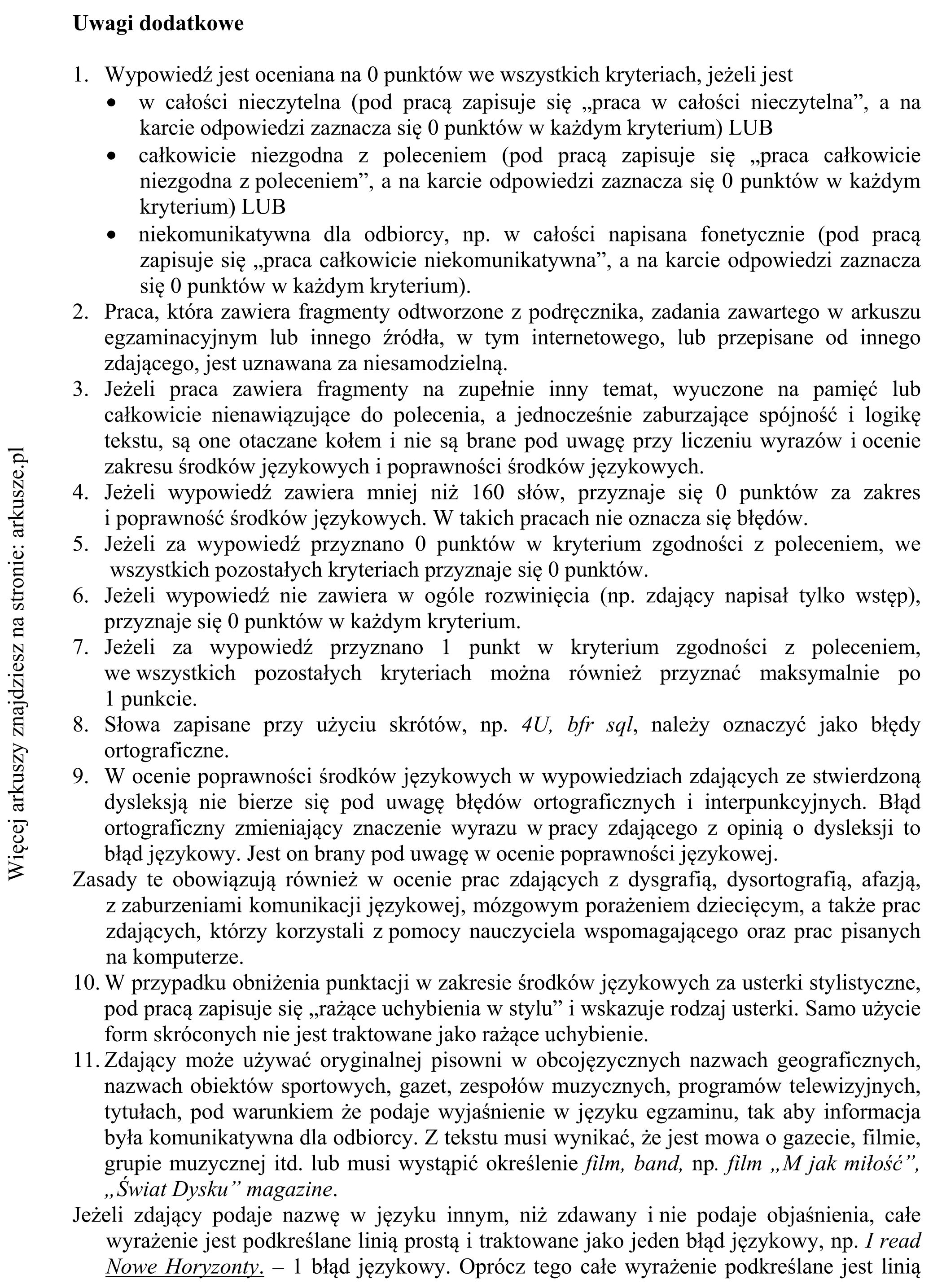 Matura dodatkowa, czerwiec 2019, odpowiedź do zadania 10, fragment 13