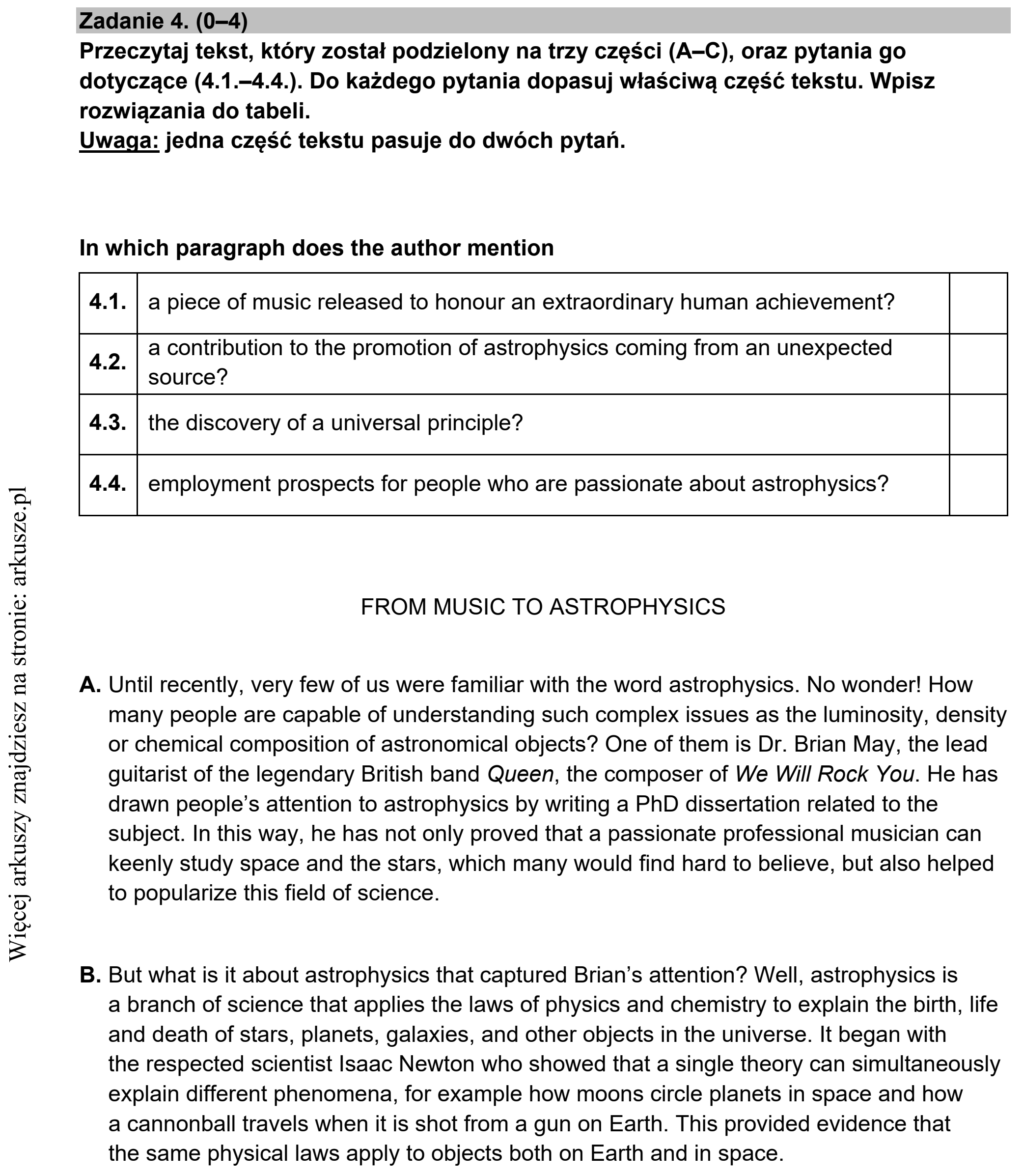 Matura dodatkowa, czerwiec 2022, zadanie 4, fragment 1