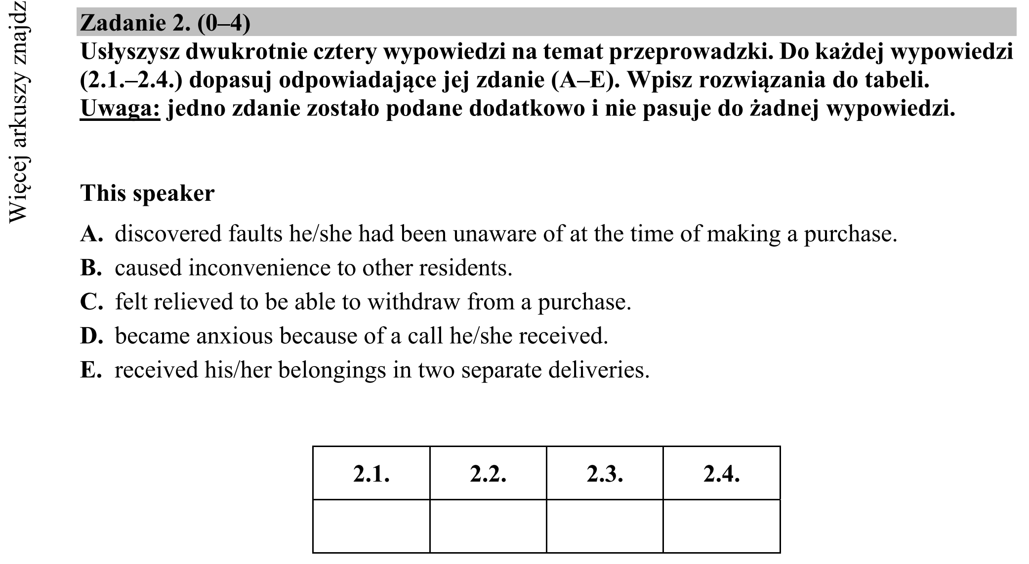 Matura dodatkowa, lipiec 2020, podgląd zadania 2