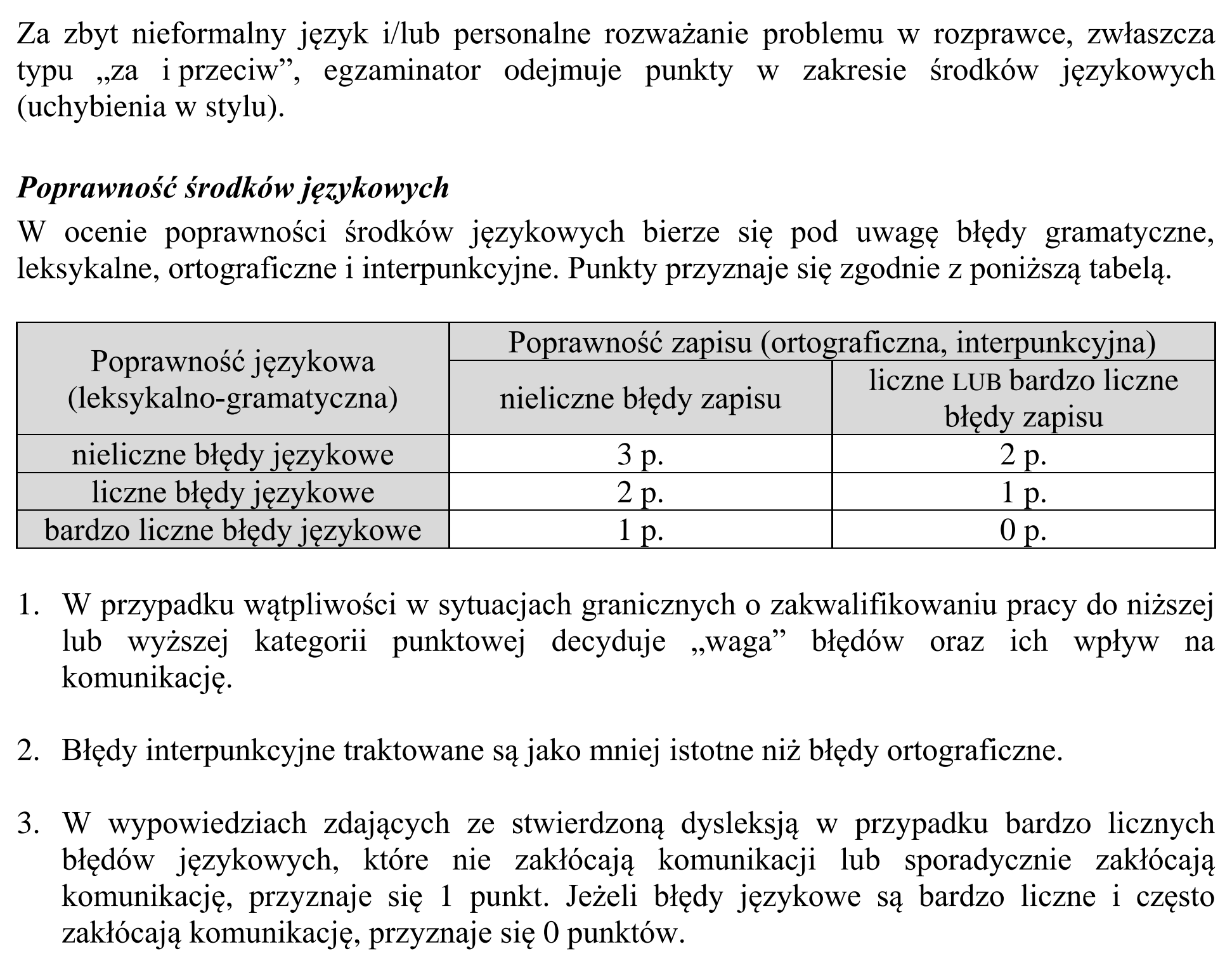 Matura, maj 2015, odpowiedź do zadania 10, fragment 11