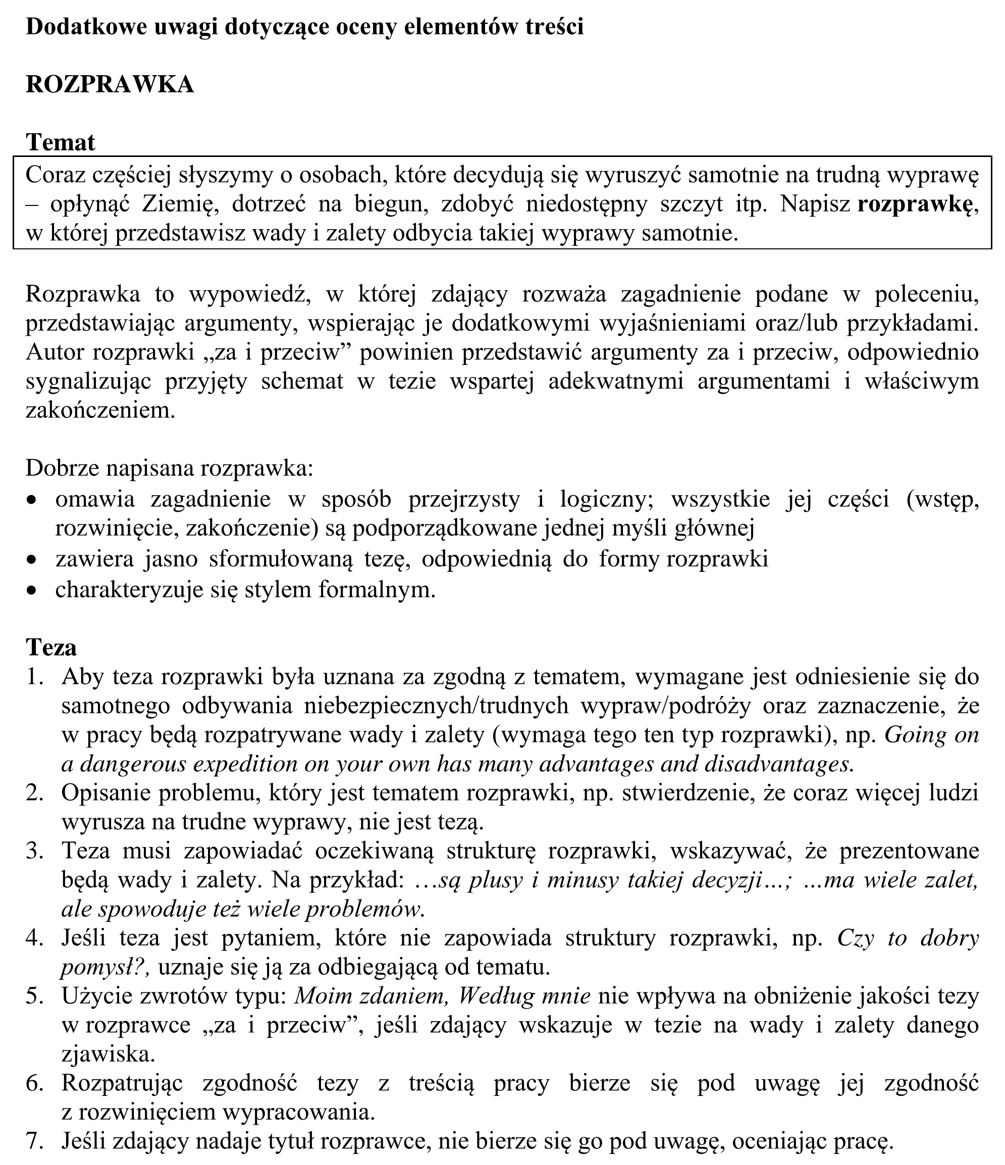 Matura, maj 2015, odpowiedź do zadania 10, fragment 4