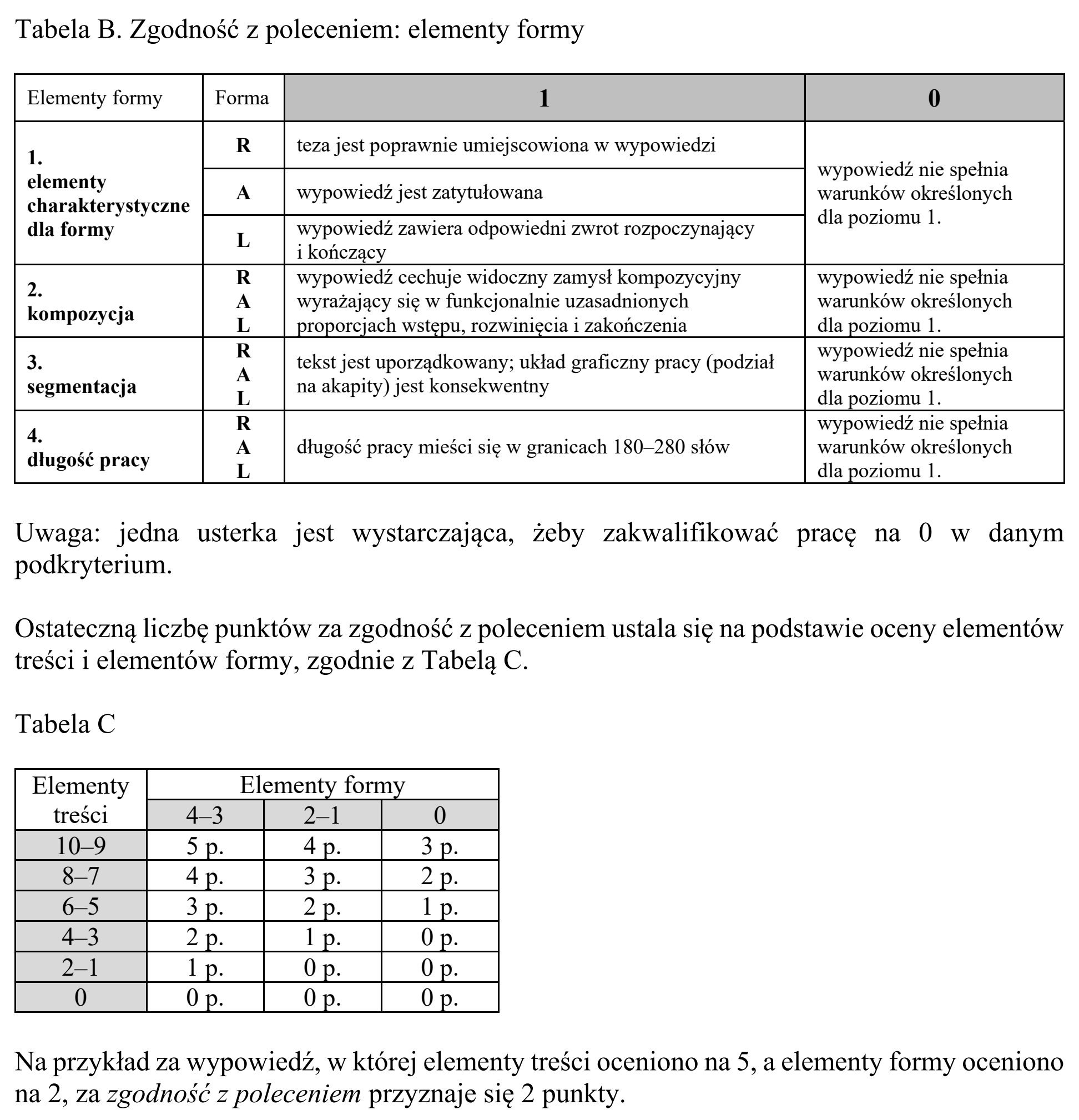 Matura, maj 2017, odpowiedź do zadania 10, fragment 3