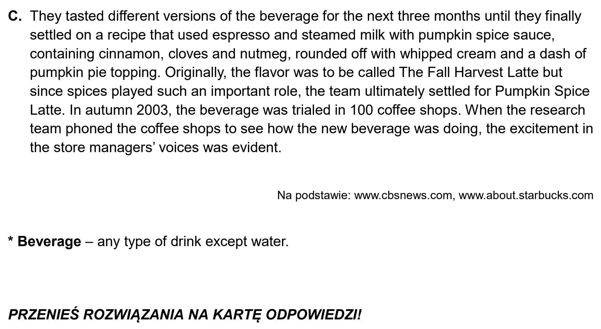 Matura, maj 2026, podgląd zadania 4, fragment 2