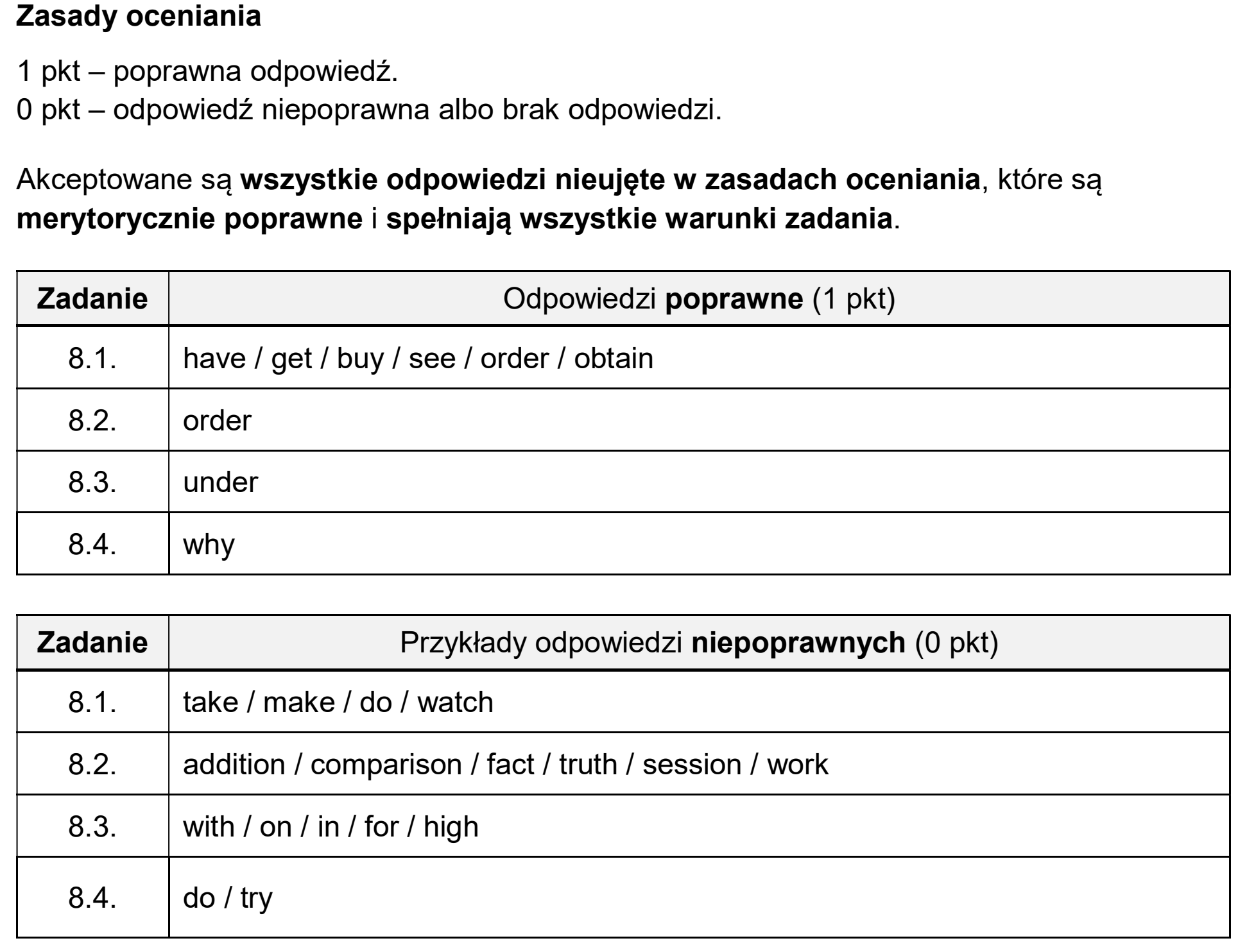 Matura dodatkowa, czerwiec 2025, odpowiedź do zadania 8