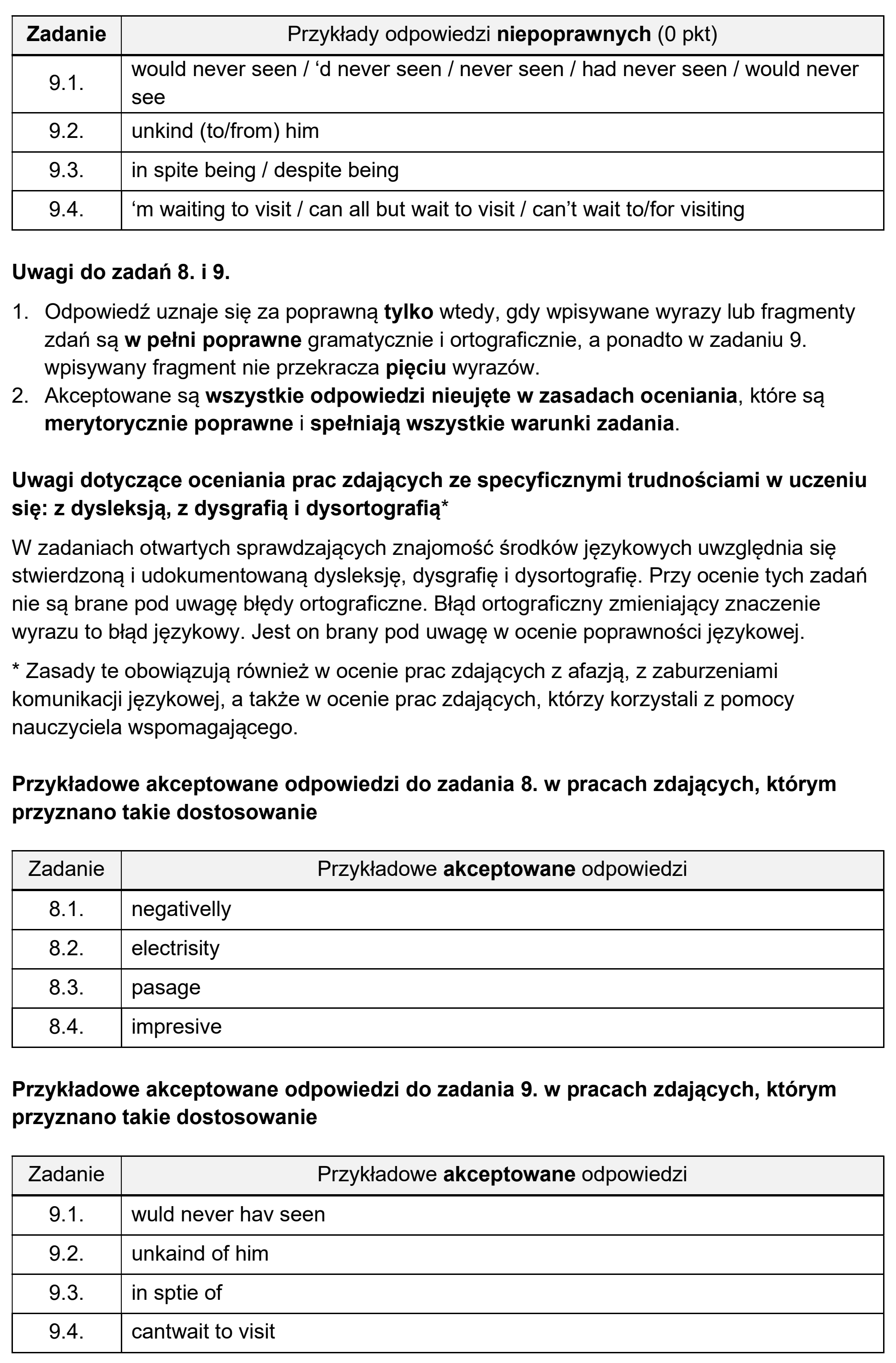 Matura dodatkowa, czerwiec 2026, odpowiedź do zadania 9, fragment 2