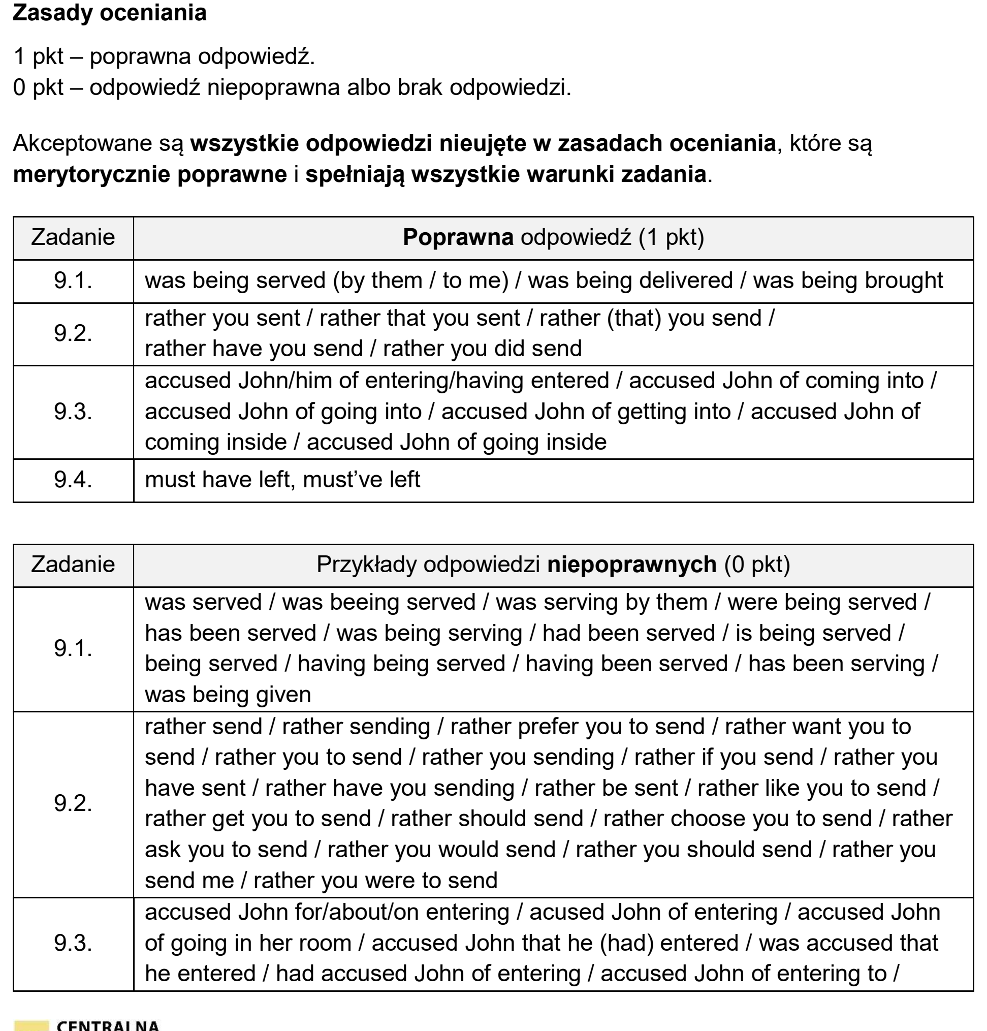 Matura, maj 2026, odpowiedź do zadania 9, fragment 1