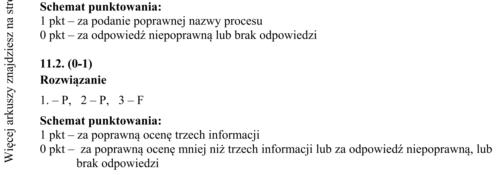 Matura dodatkowa, czerwiec 2015, odpowiedź do zadania 11.1