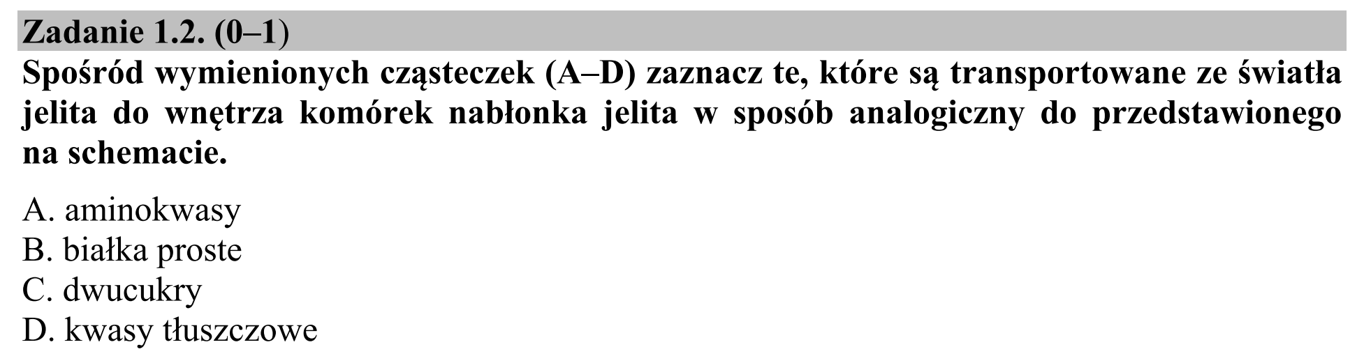 Matura dodatkowa, czerwiec 2015, zadanie 1.2