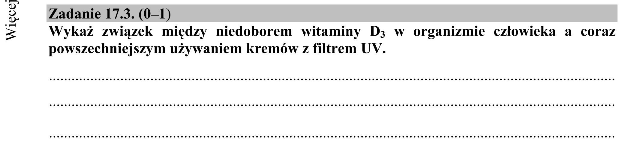 Matura dodatkowa, czerwiec 2015, zadanie 17.3