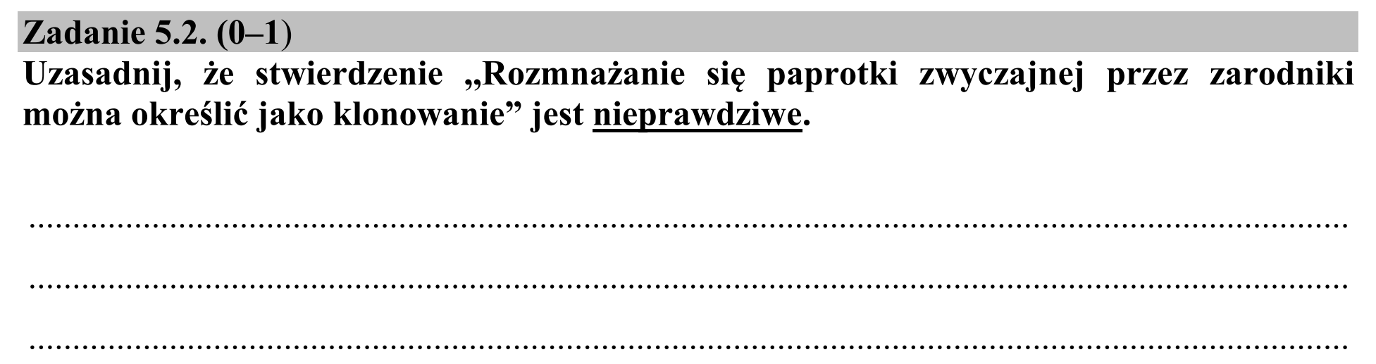 Matura dodatkowa, czerwiec 2015, zadanie 5.2