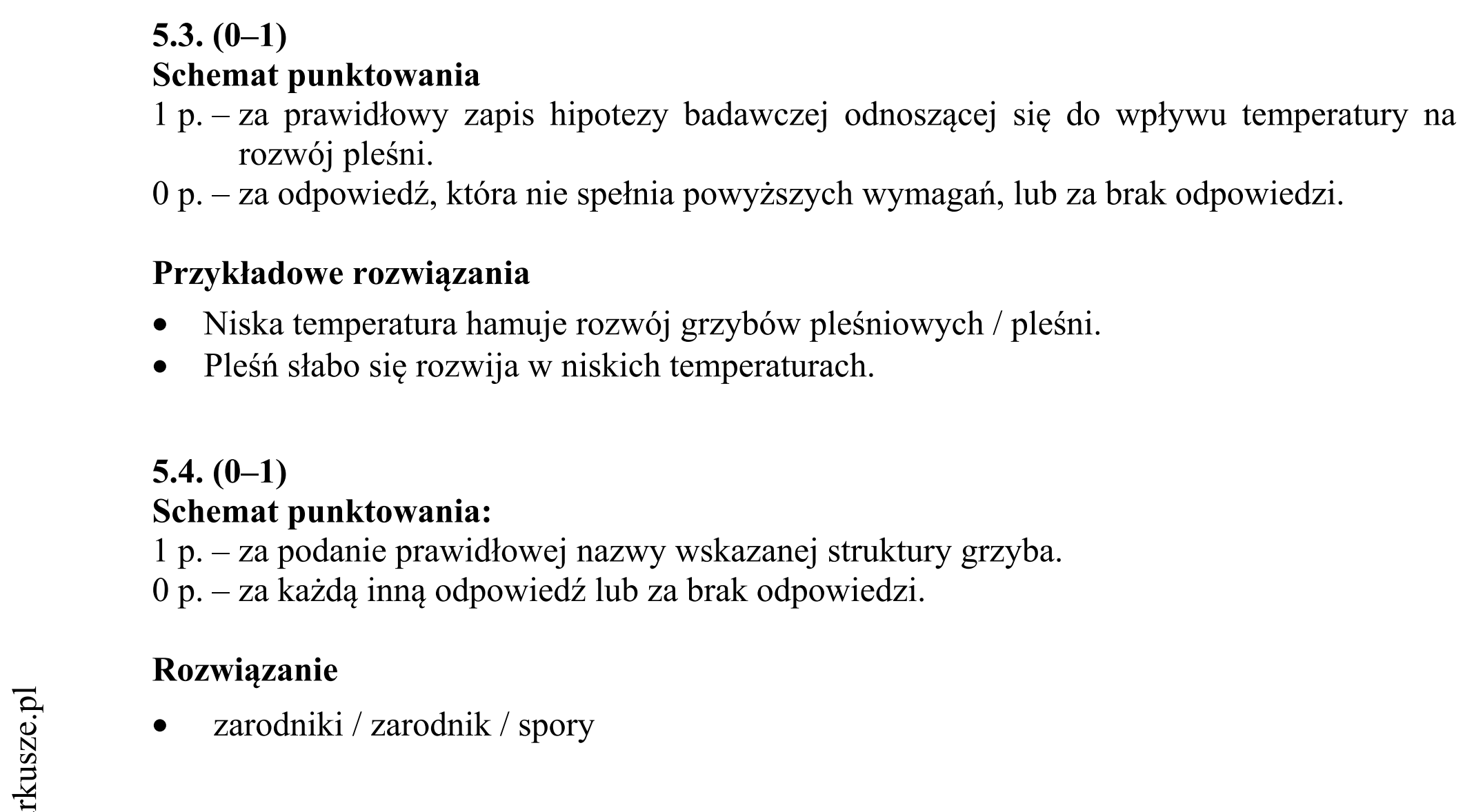 Matura dodatkowa, czerwiec 2016, odpowiedź do zadania 5.1, fragment 2