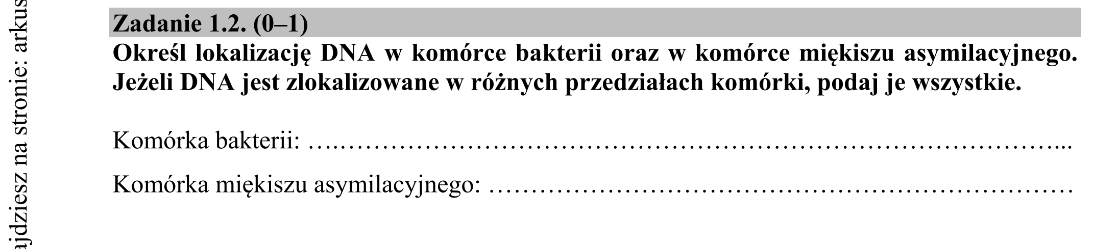 Matura dodatkowa, czerwiec 2016, zadanie 1.2