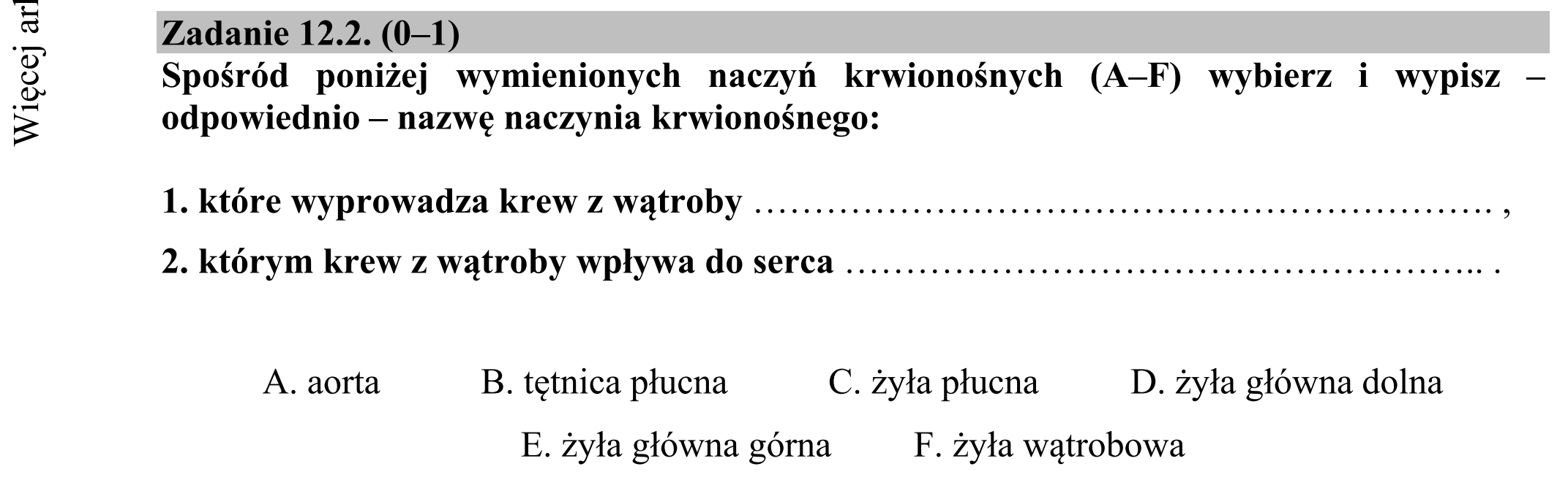Matura dodatkowa, czerwiec 2016, zadanie 12.2