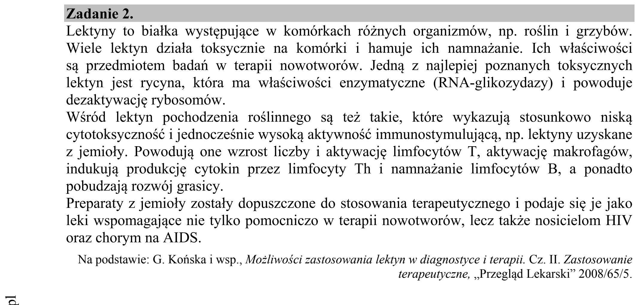 Matura dodatkowa, czerwiec 2016, wstęp zadania 2