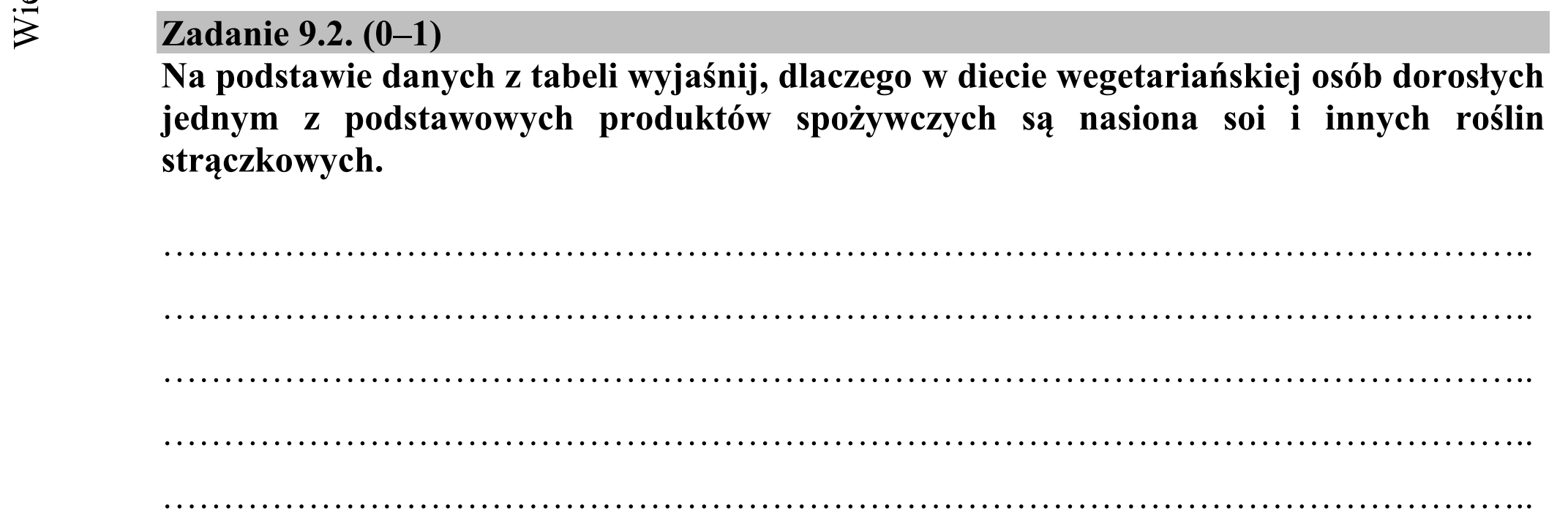 Matura dodatkowa, czerwiec 2016, zadanie 9.2