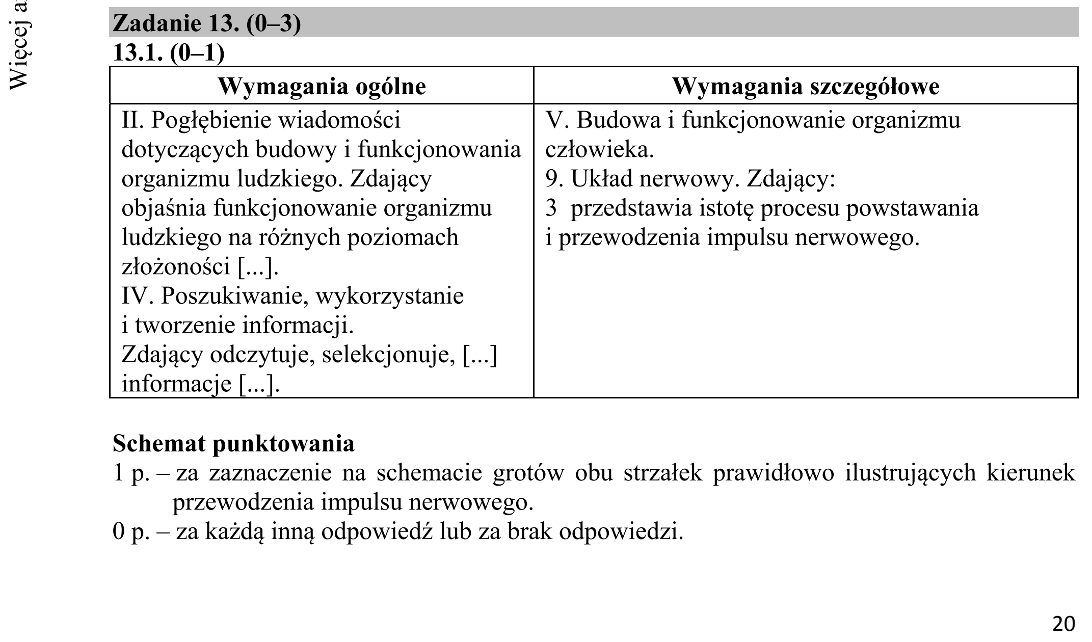 Matura dodatkowa, czerwiec 2017, odpowiedź do zadania 13.1, fragment 1