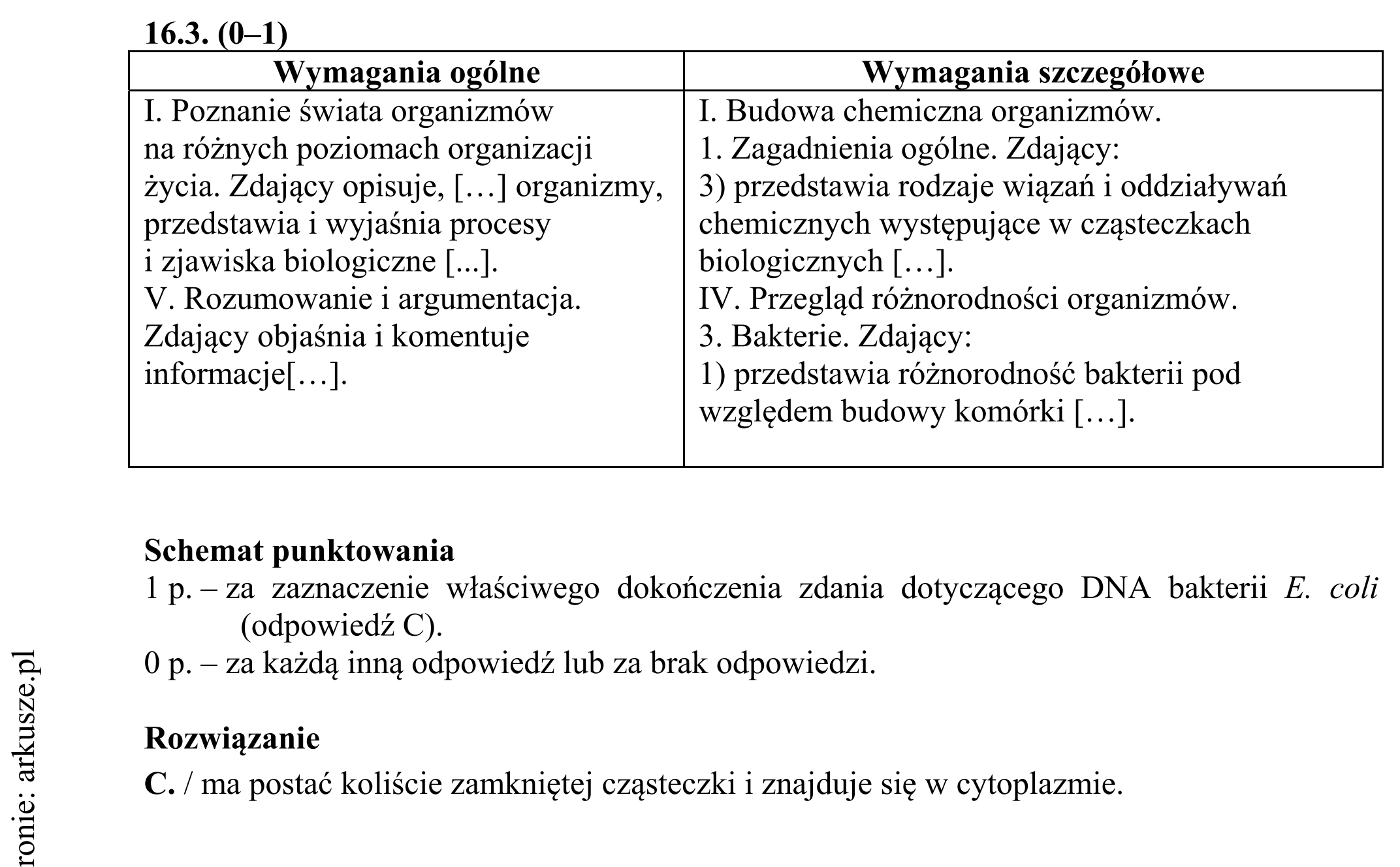 Matura dodatkowa, czerwiec 2017, odpowiedź do zadania 16.1, fragment 3