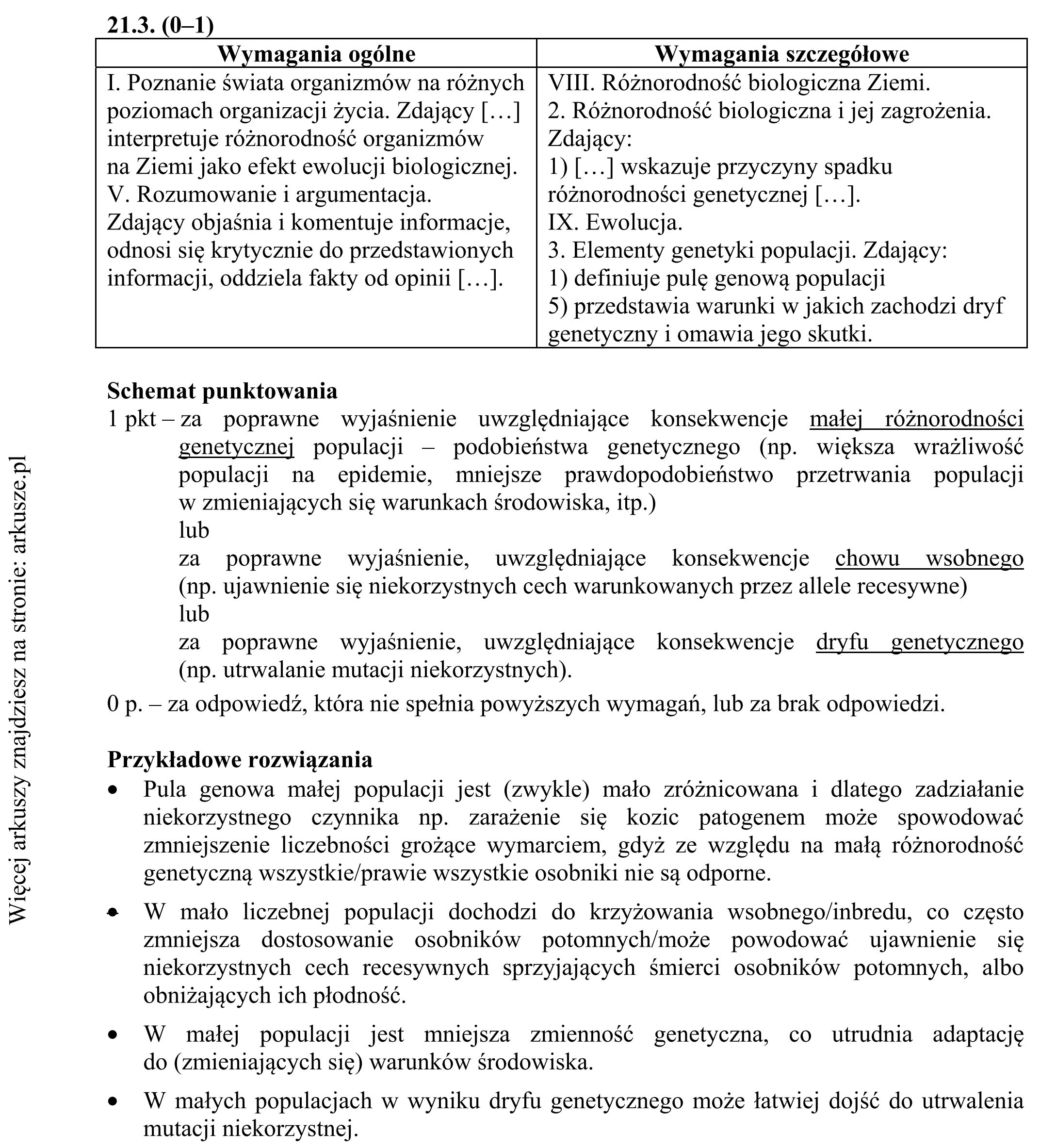 Matura dodatkowa, czerwiec 2017, odpowiedź do zadania 21.1