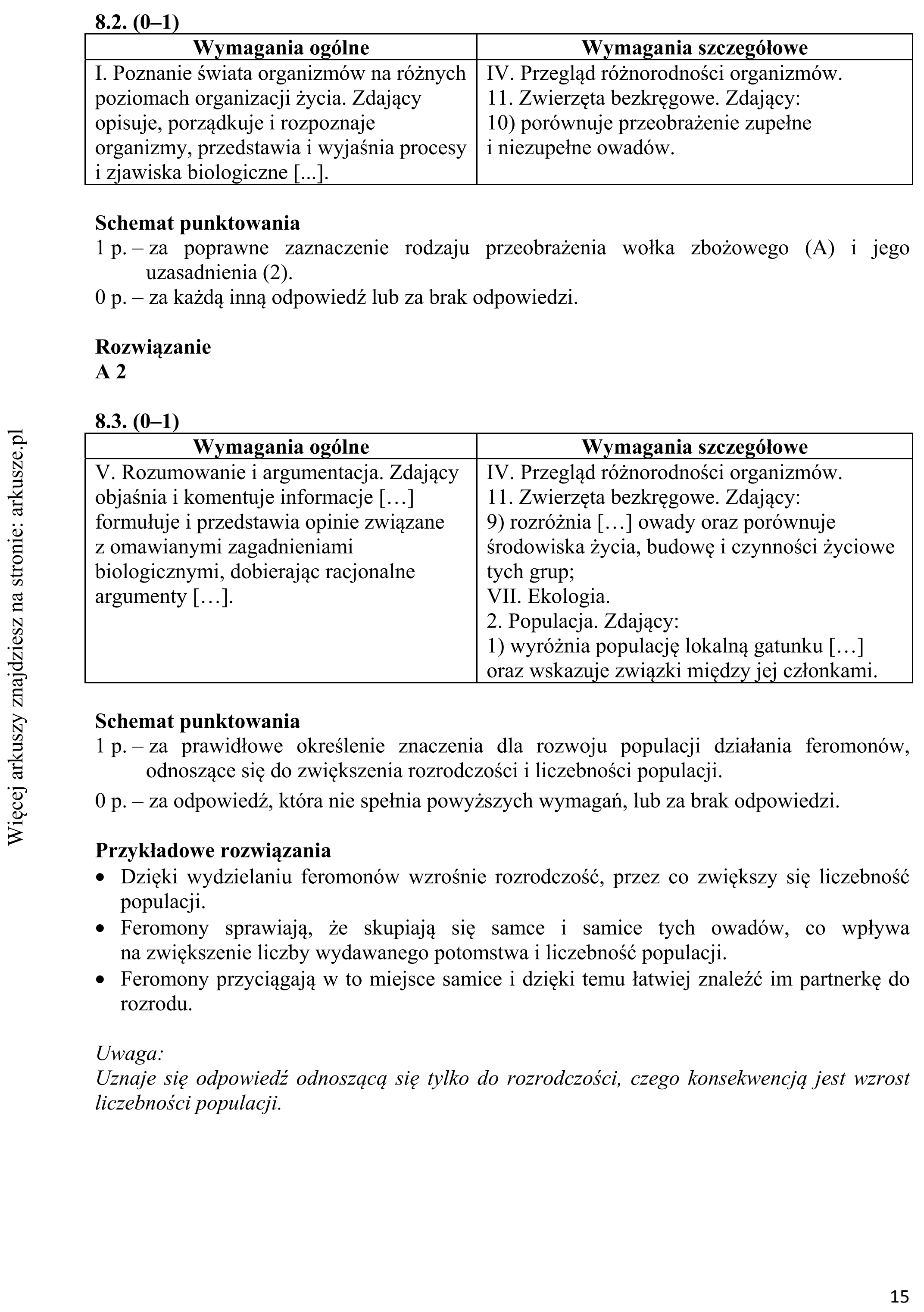 Matura dodatkowa, czerwiec 2017, odpowiedź do zadania 8.1, fragment 2