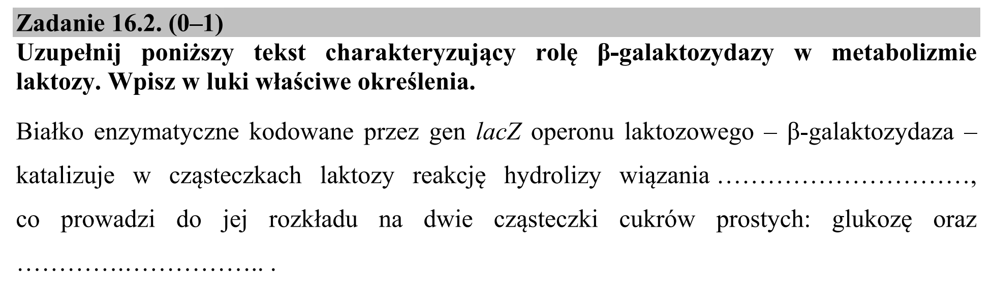 Matura dodatkowa, czerwiec 2017, zadanie 16.2