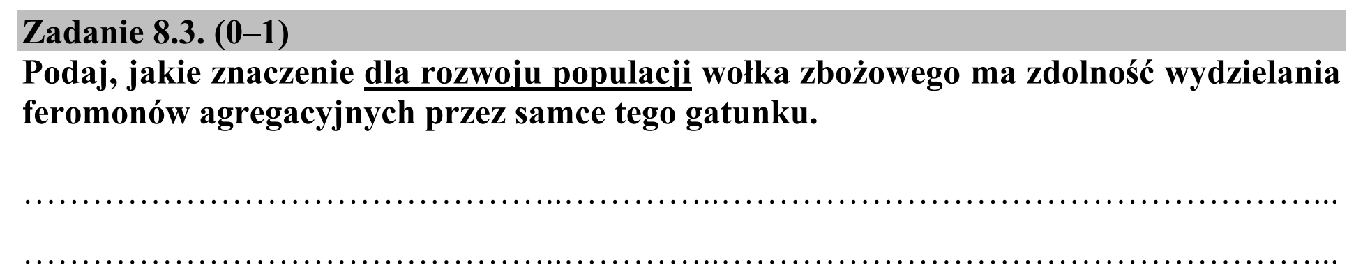 Matura dodatkowa, czerwiec 2017, zadanie 8.3