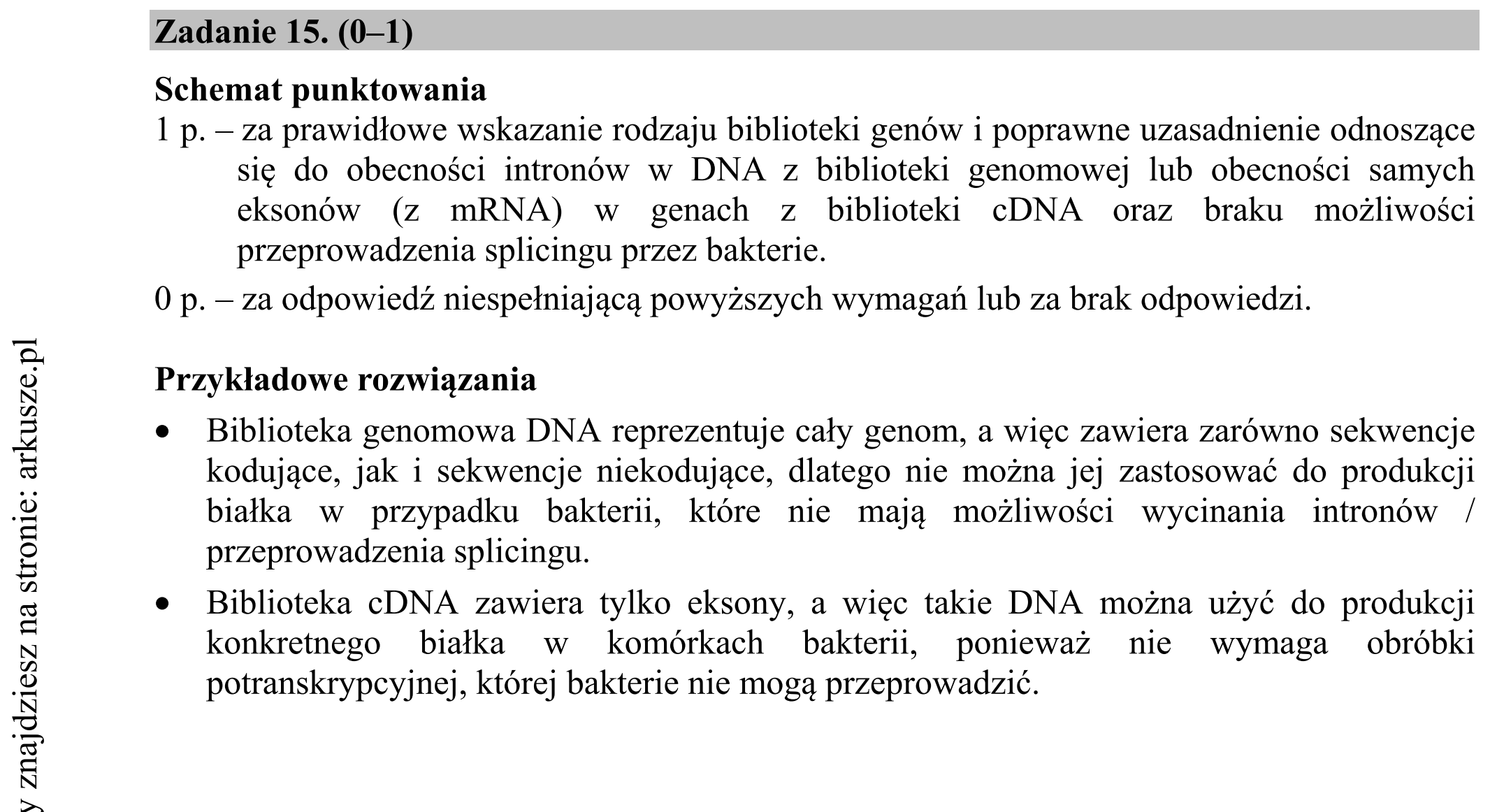 Matura dodatkowa, czerwiec 2018, odpowiedź do zadania 15
