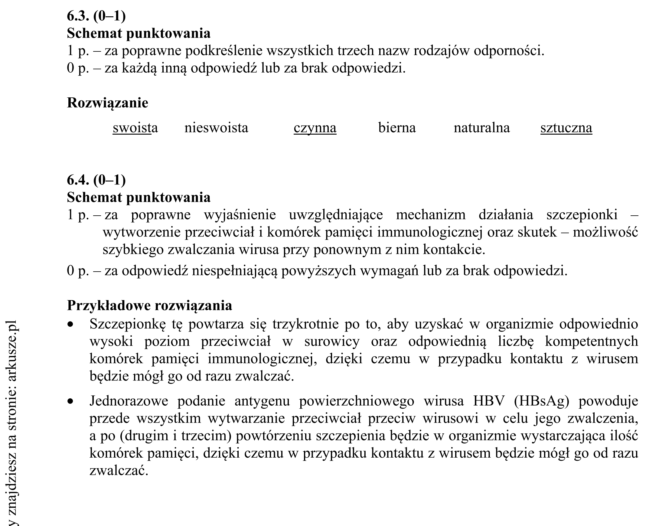Matura dodatkowa, czerwiec 2018, odpowiedź do zadania 6.1, fragment 2