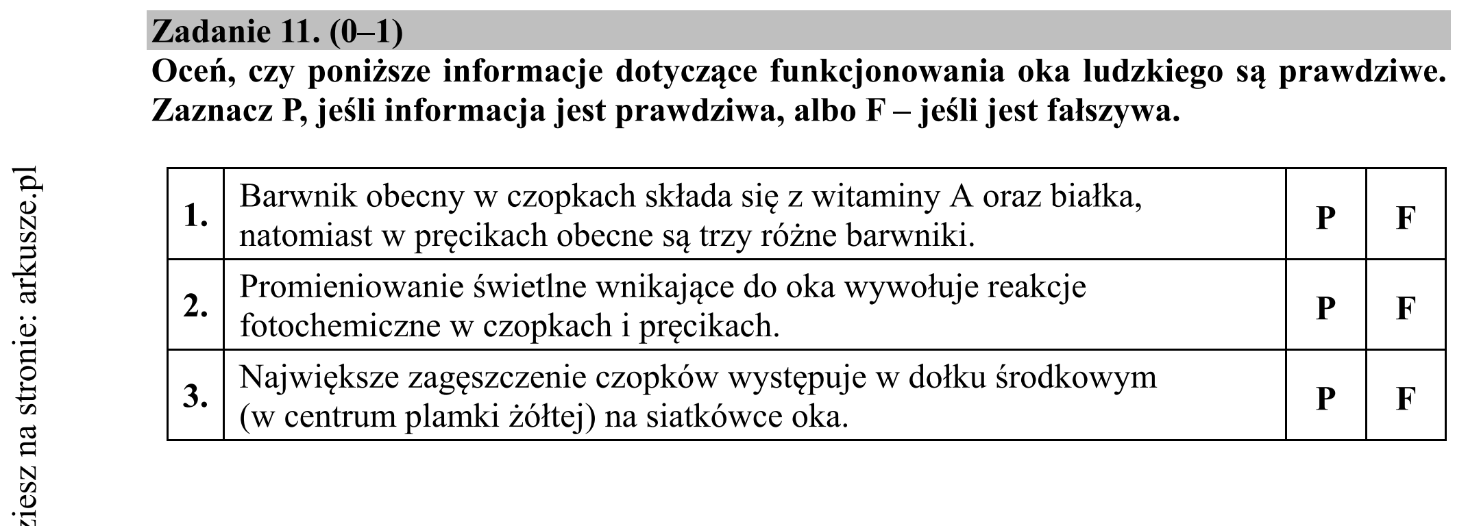 Matura dodatkowa, czerwiec 2018, zadanie 11