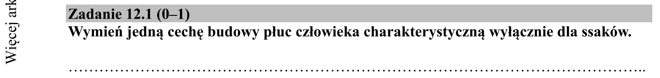 Matura dodatkowa, czerwiec 2018, zadanie 12.1