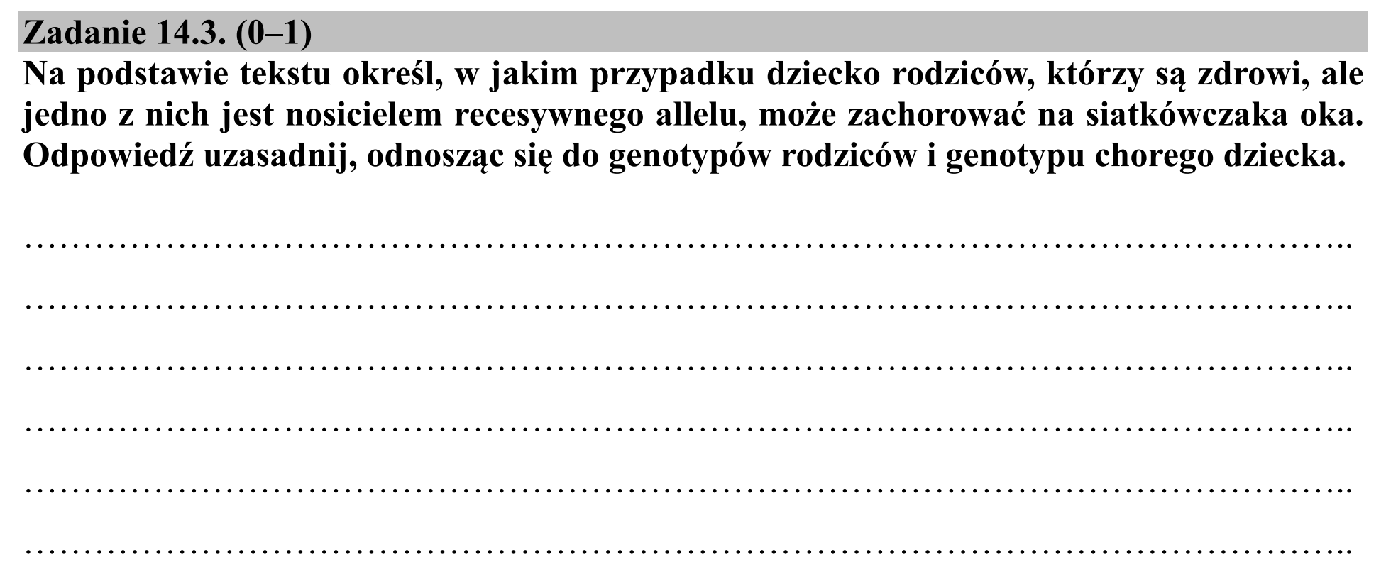 Matura dodatkowa, czerwiec 2018, zadanie 14.3
