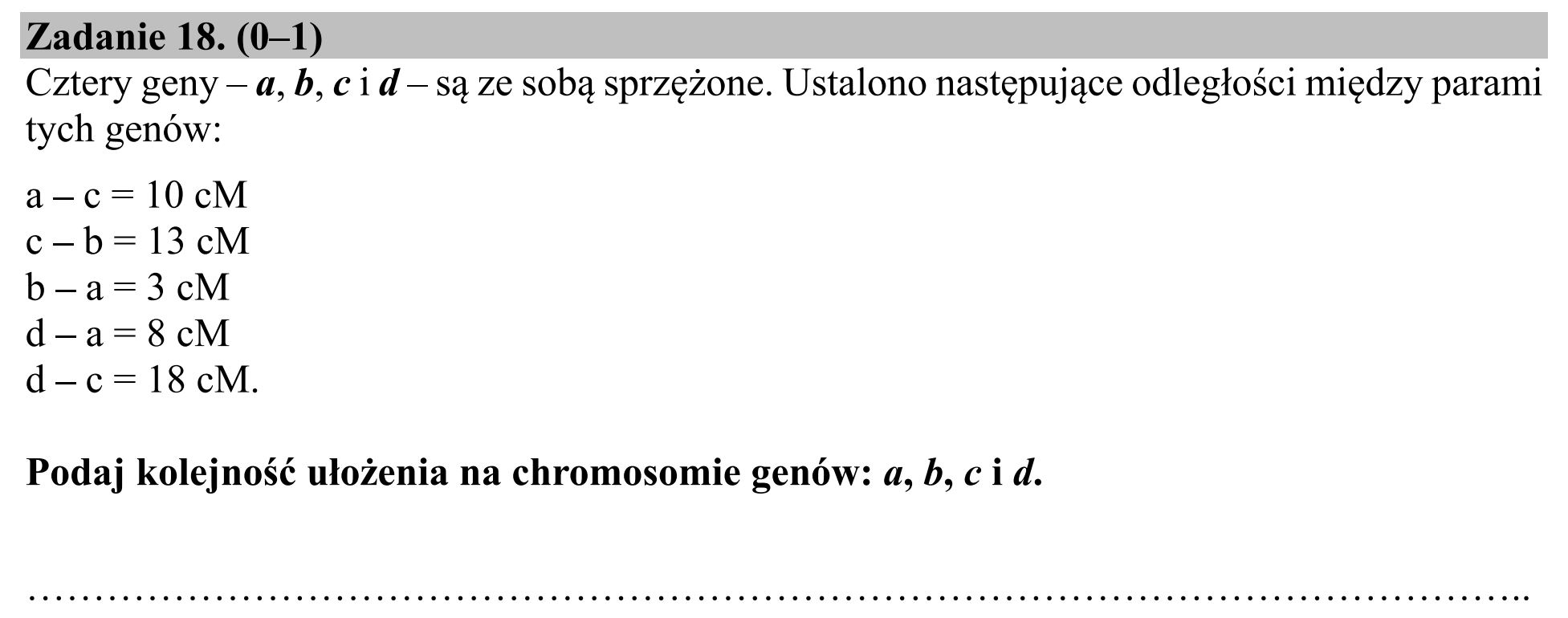 Matura dodatkowa, czerwiec 2018, zadanie 18