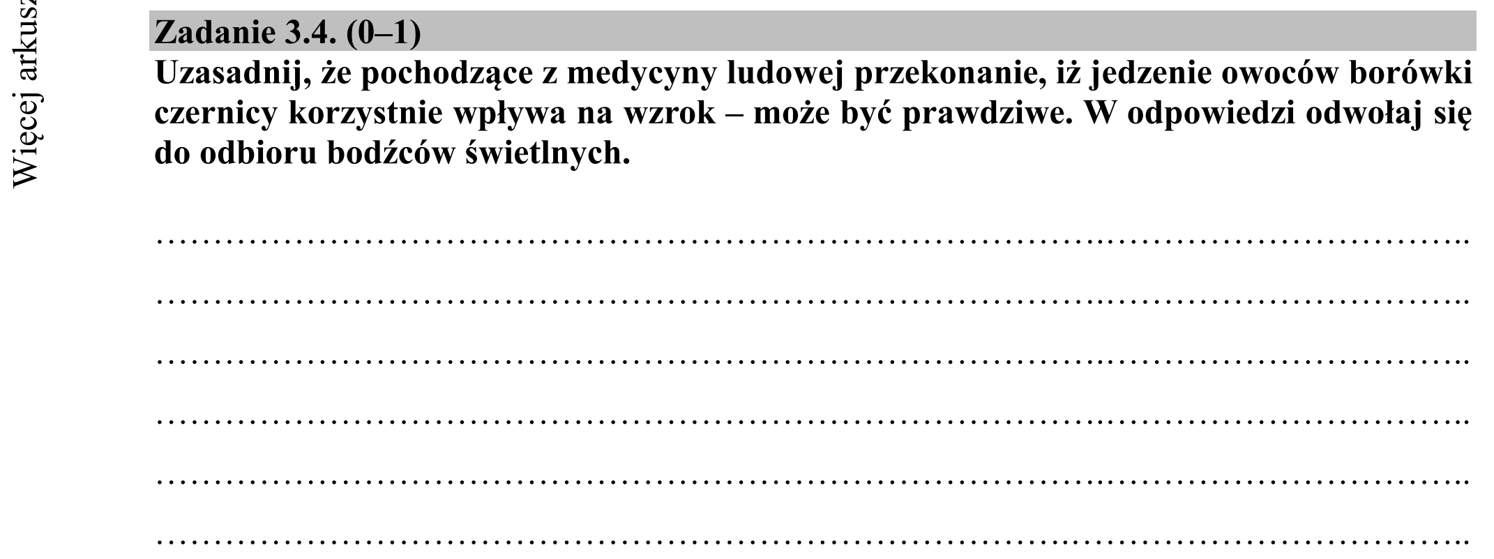 Matura dodatkowa, czerwiec 2018, zadanie 3.4