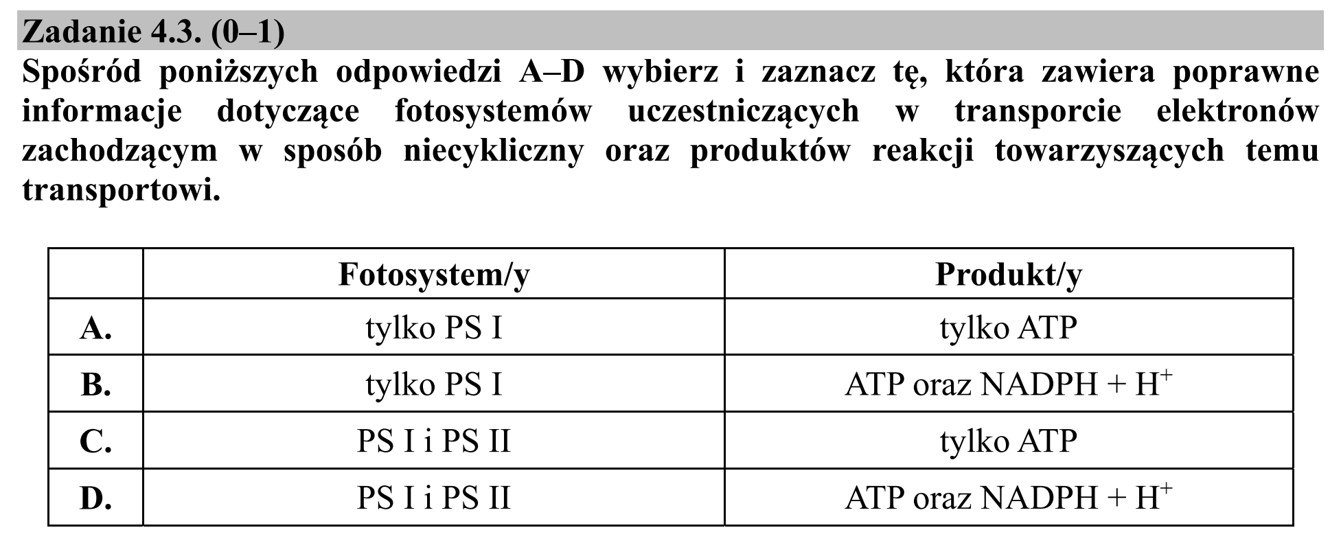 Matura dodatkowa, czerwiec 2018, zadanie 4.3