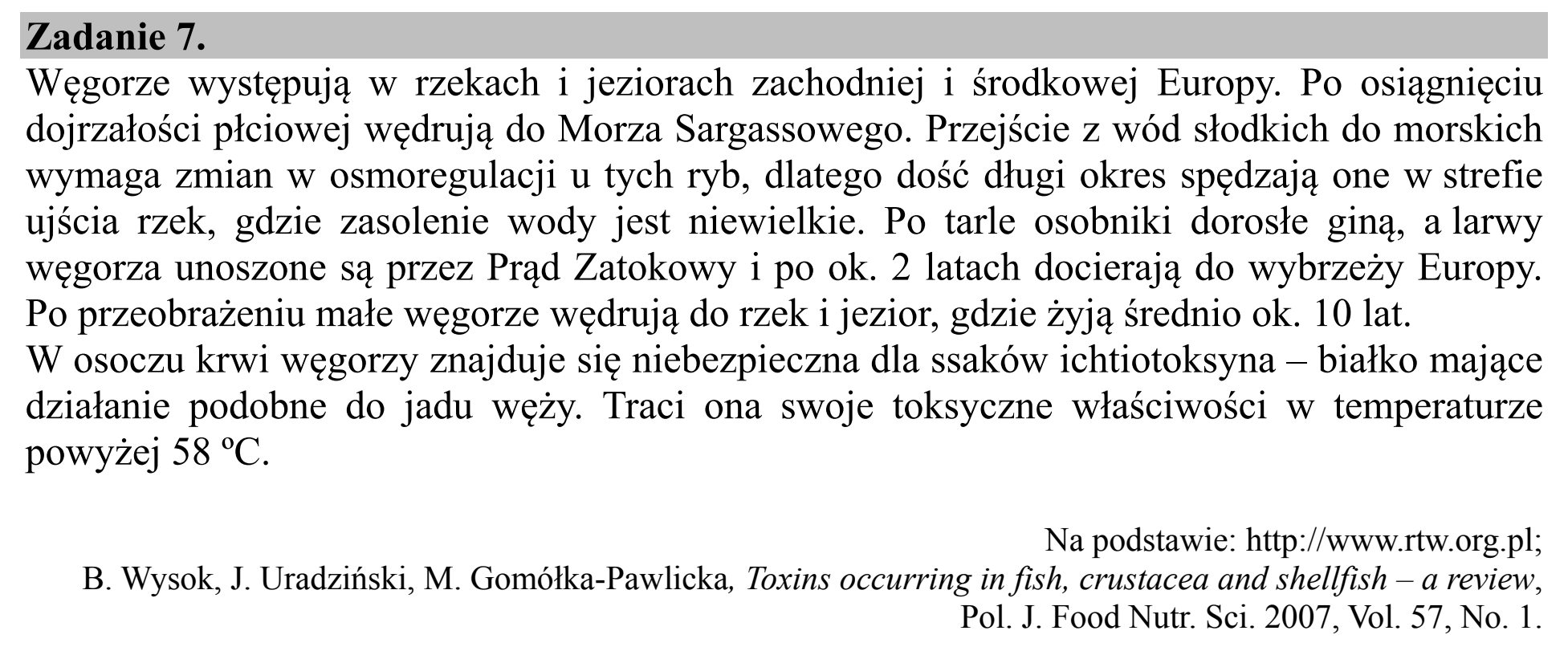 Matura dodatkowa, czerwiec 2018, wstęp zadania 7