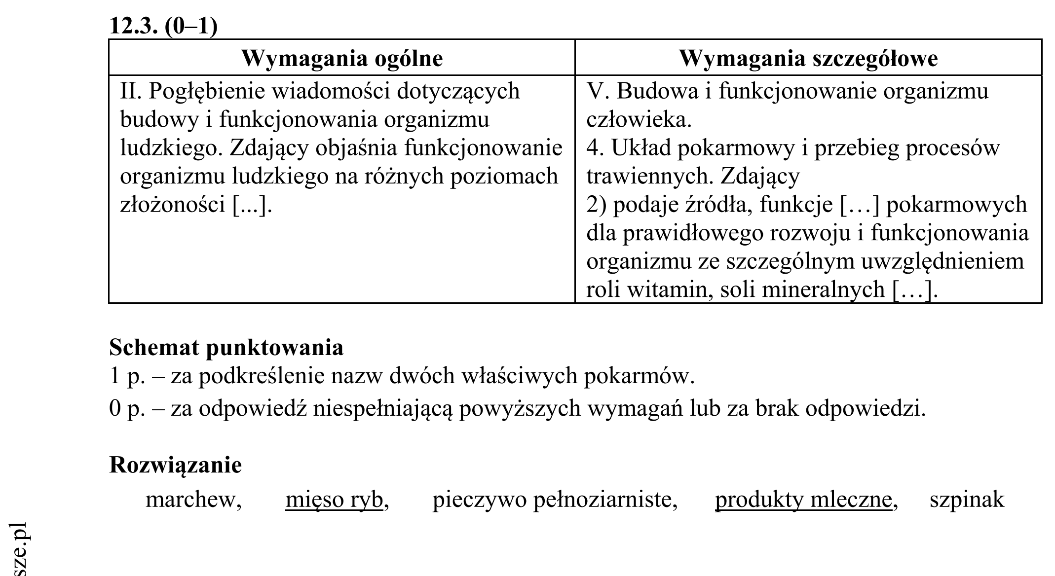 Matura dodatkowa, czerwiec 2019, odpowiedź do zadania 12.1, fragment 3