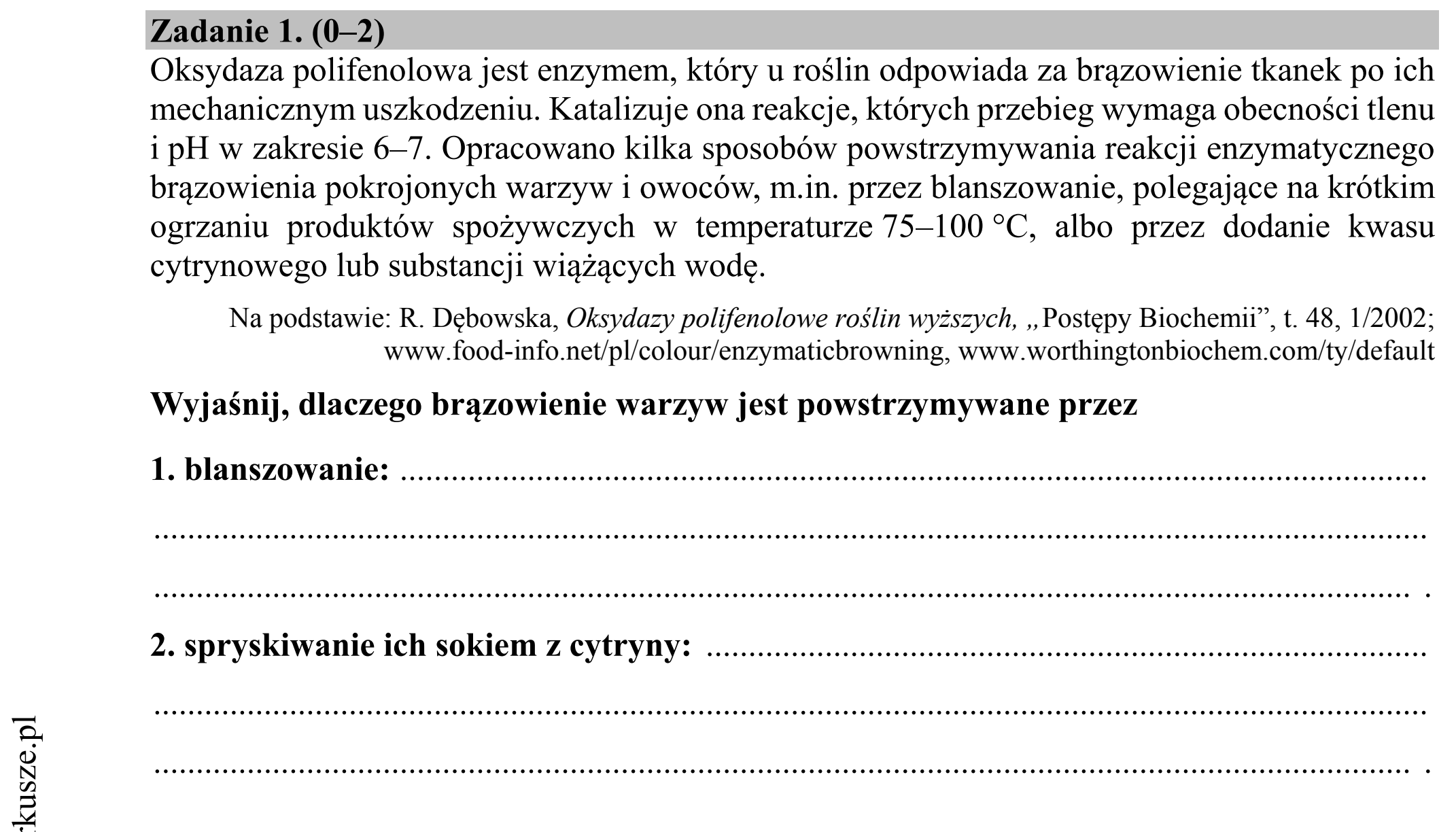 Matura dodatkowa, czerwiec 2019, zadanie 1