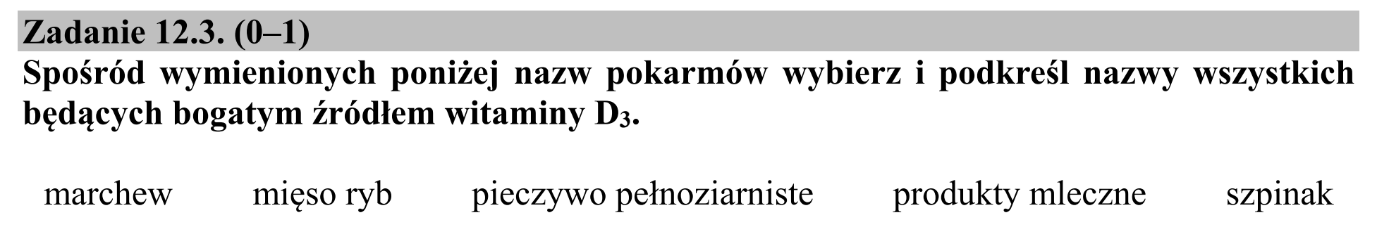 Matura dodatkowa, czerwiec 2019, zadanie 12.3