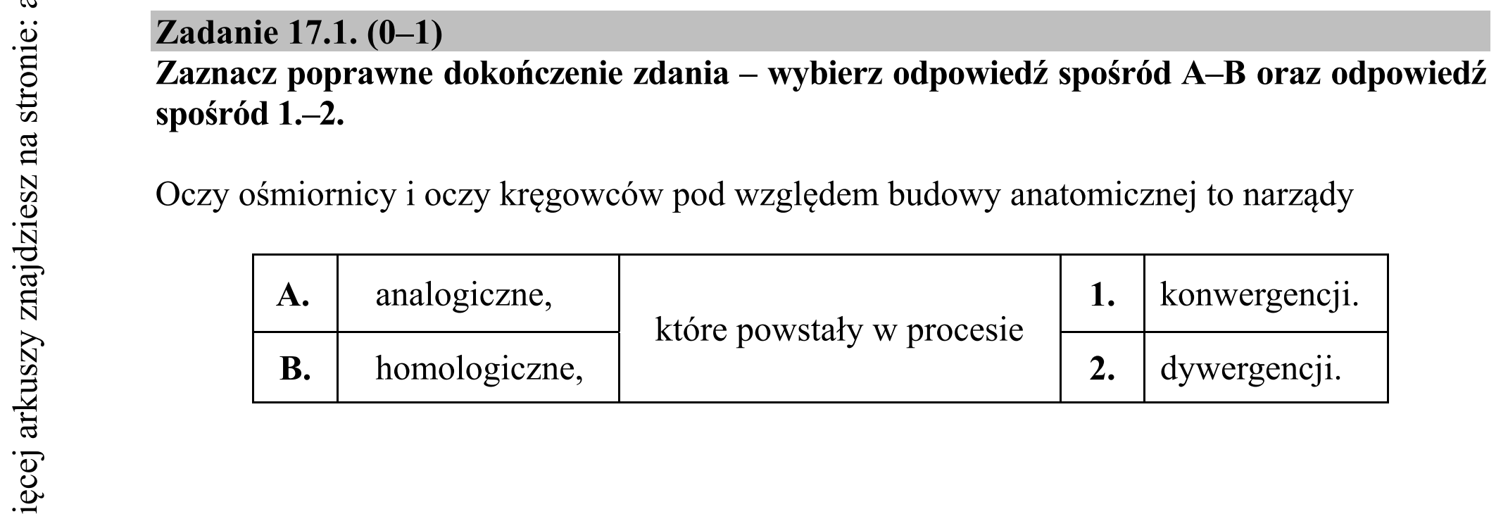Matura dodatkowa, czerwiec 2019, zadanie 17.1