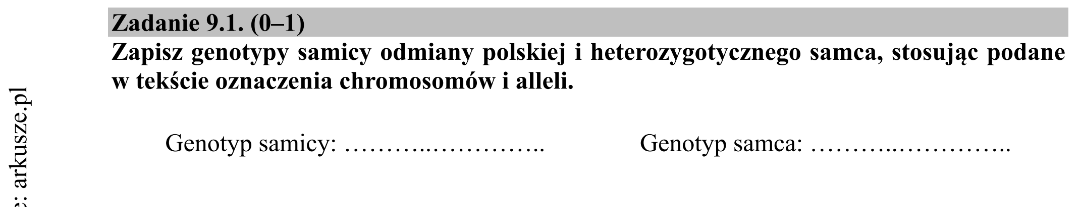 Matura dodatkowa, czerwiec 2019, zadanie 9.1