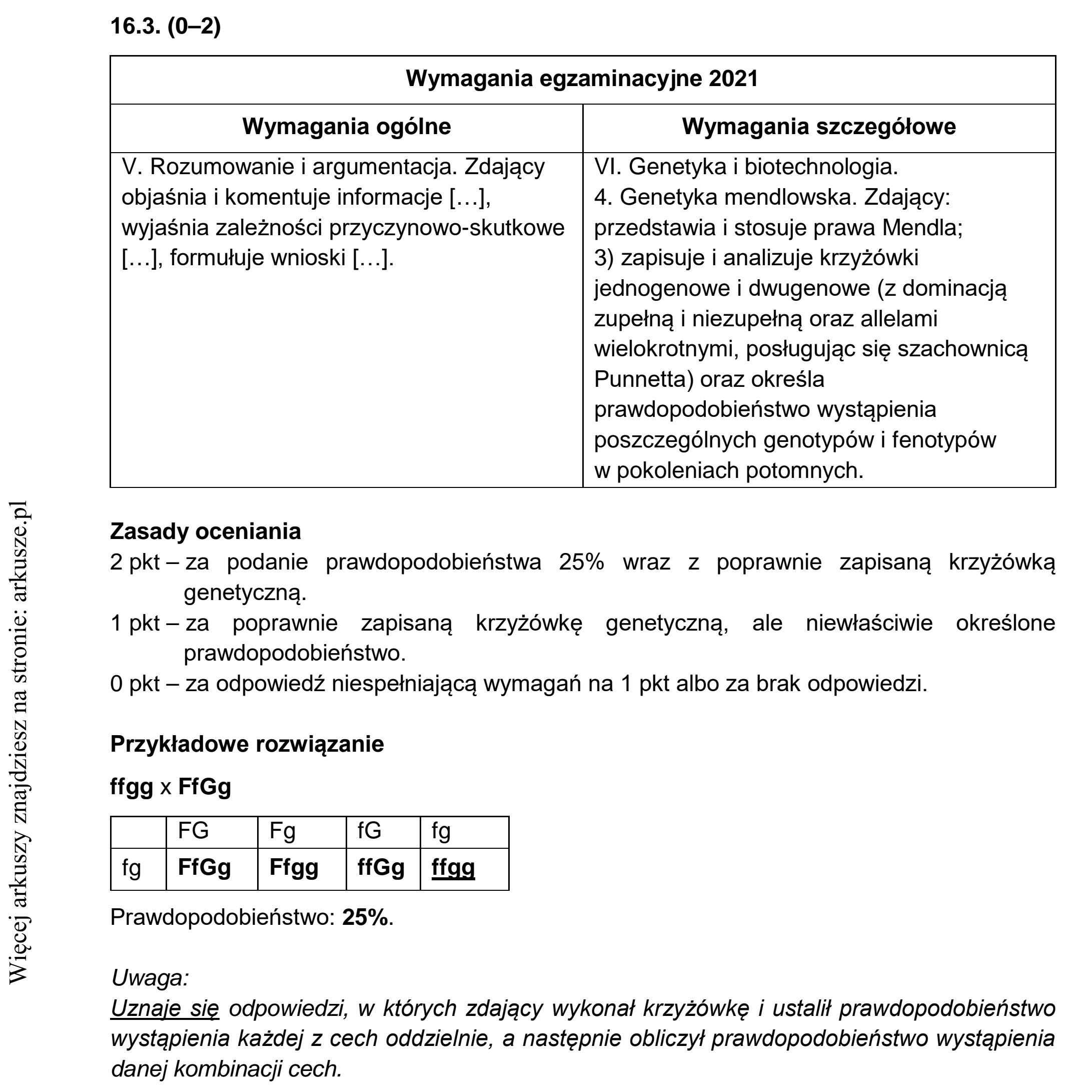 Matura dodatkowa, czerwiec 2021, odpowiedź do zadania 16.1, fragment 2